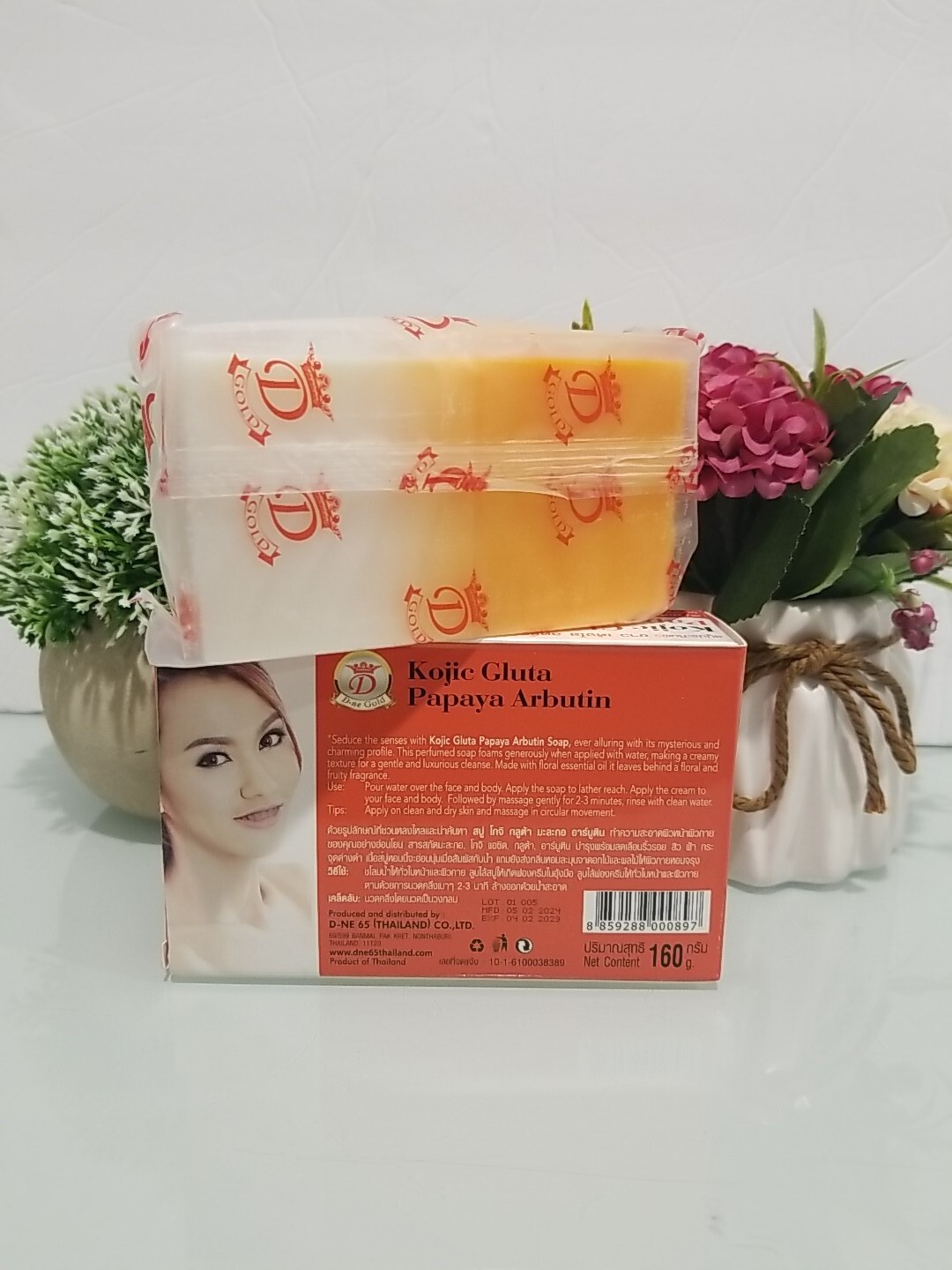 3X Kojic white Gluta Papaya Arbutin 7days White Soap 160g 4 in 1 Free Shipping