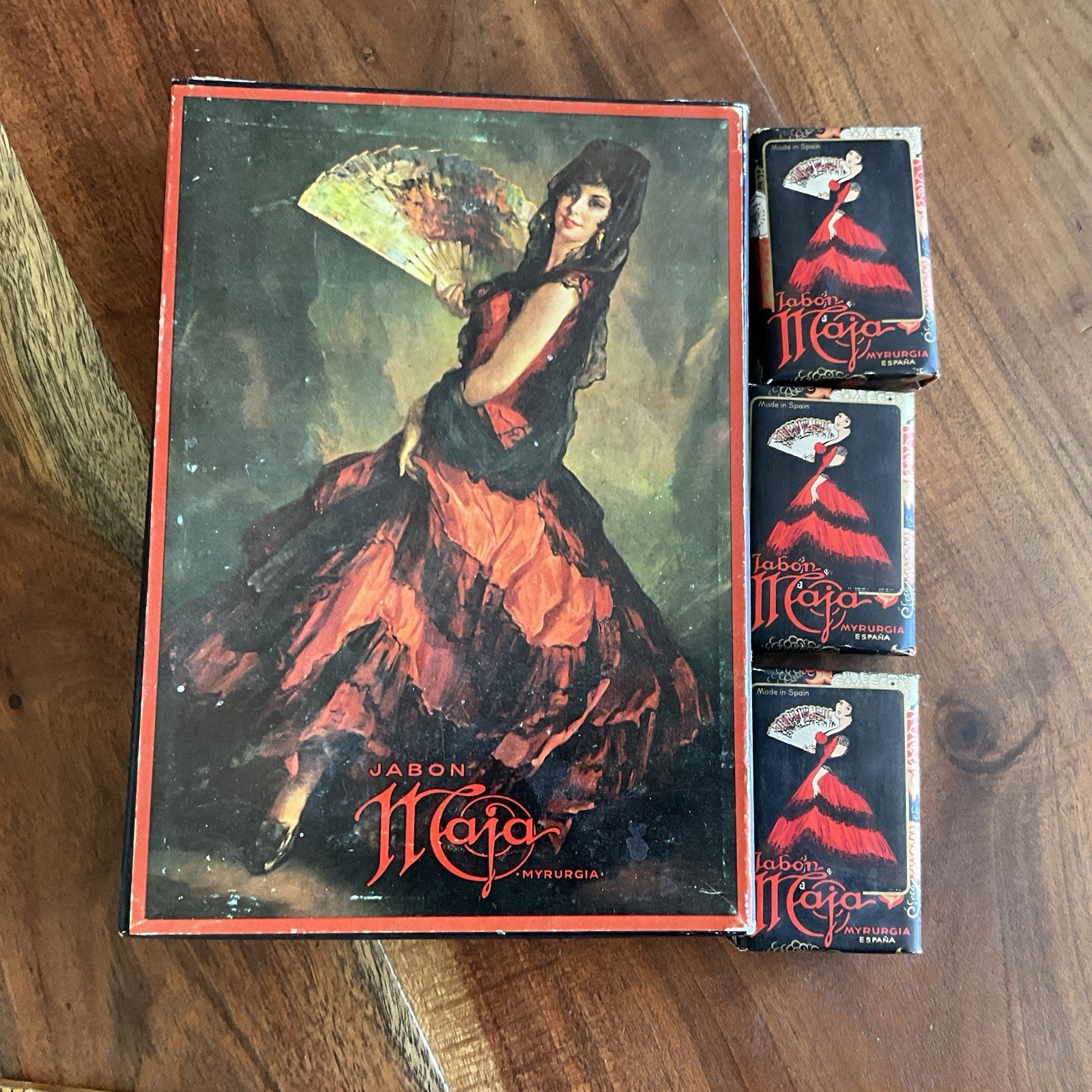 Maja Jabon Myrurgia ESPANA Wrapped Soap Bars NEW OLD STOCK Spain