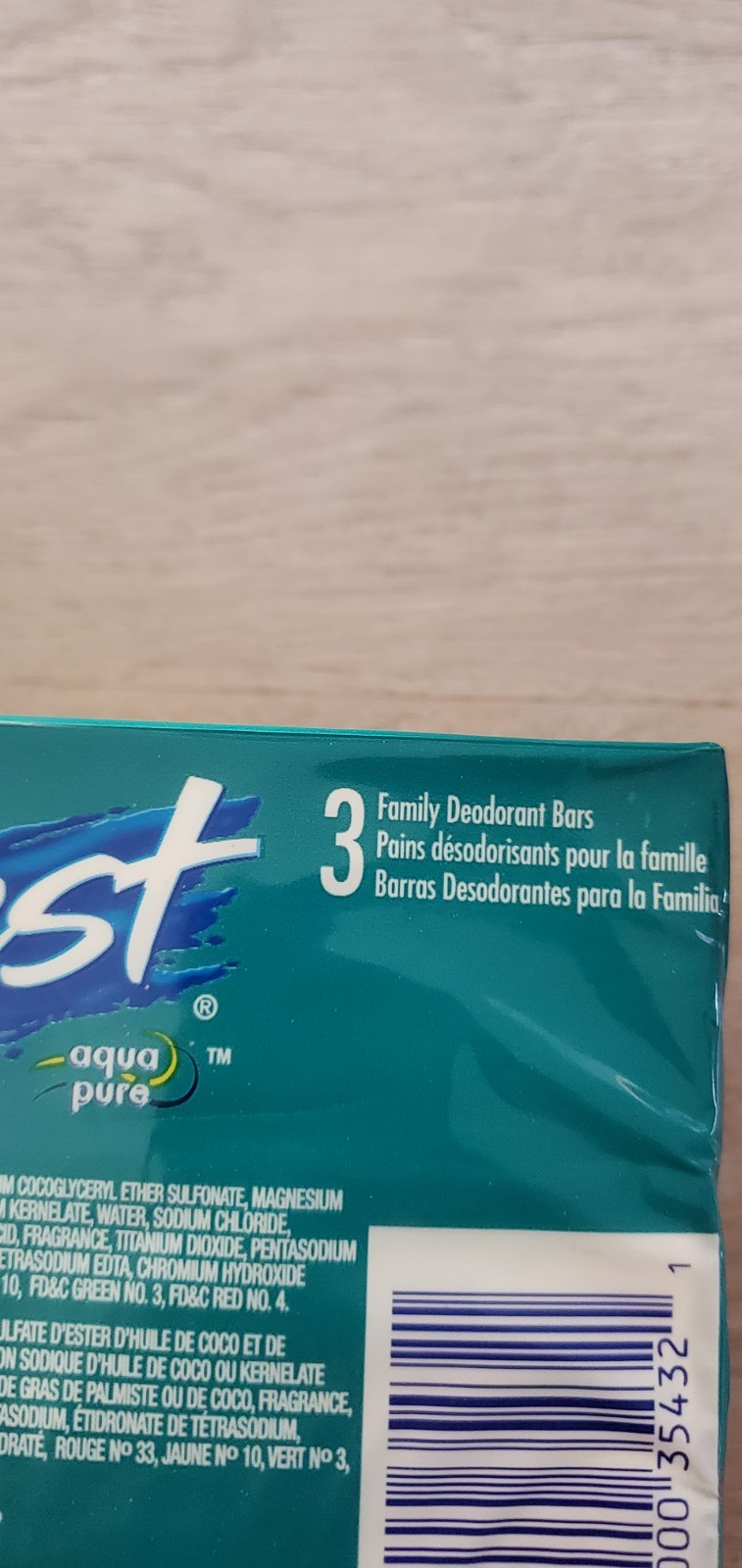 Zest Deodorant Bar Soap, Hydrating Moisture for All Skin Types, Aqua, 22 Bars