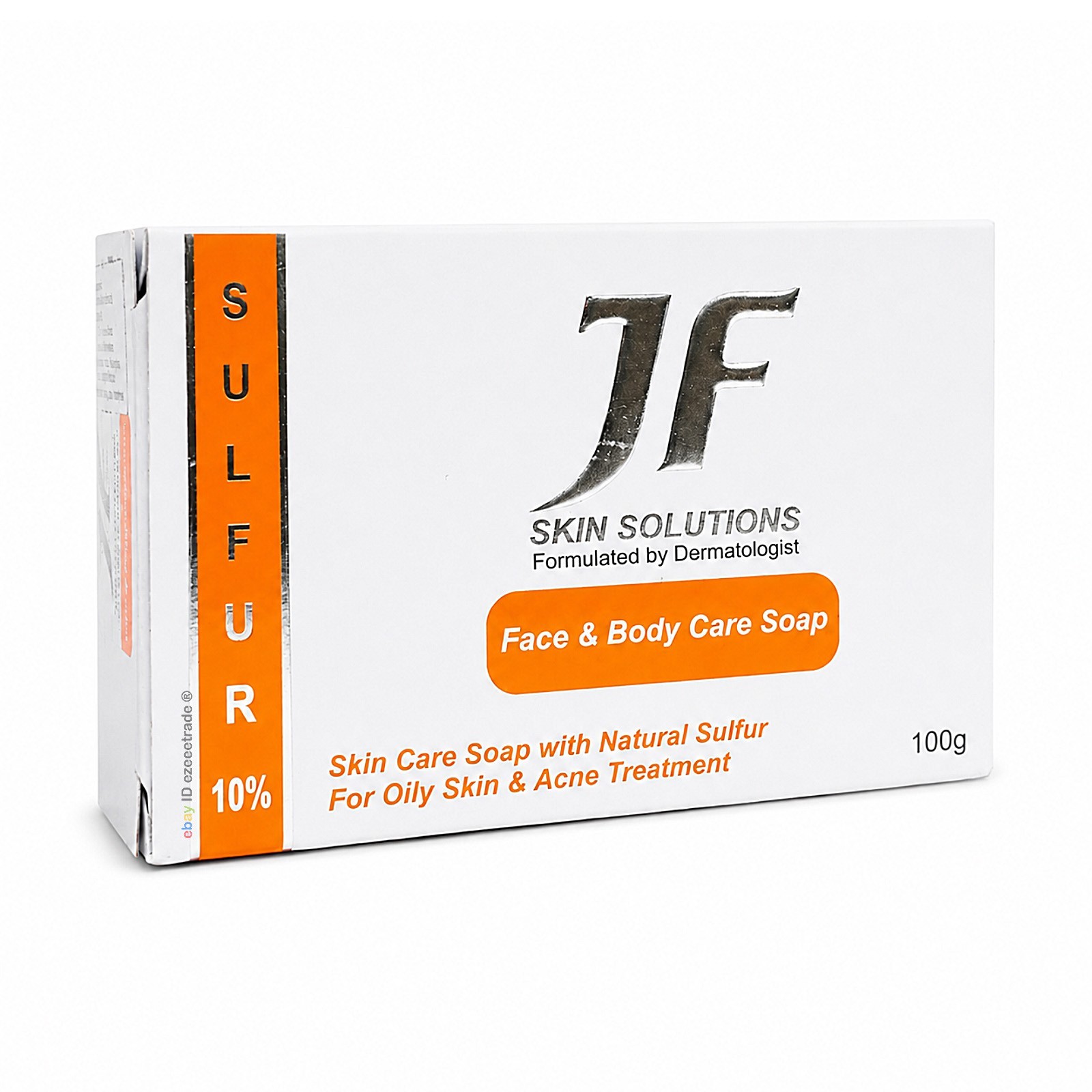 JF Skin Solutions Face Body Care Soap Bar 100g Oily Skin Sealed