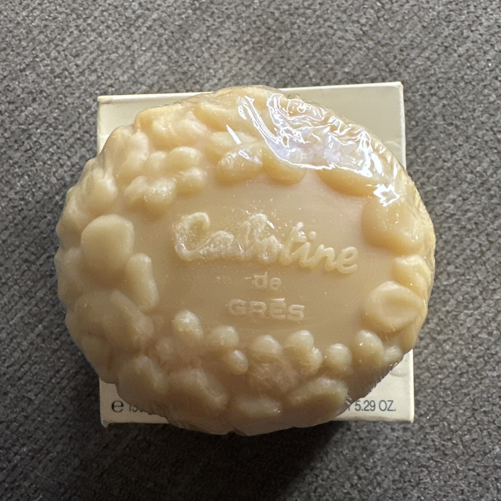 1 SEALED Vintage Lot of 2 Cabotine Gres Soap 1.0 + 5.29 Oz New Discontinued