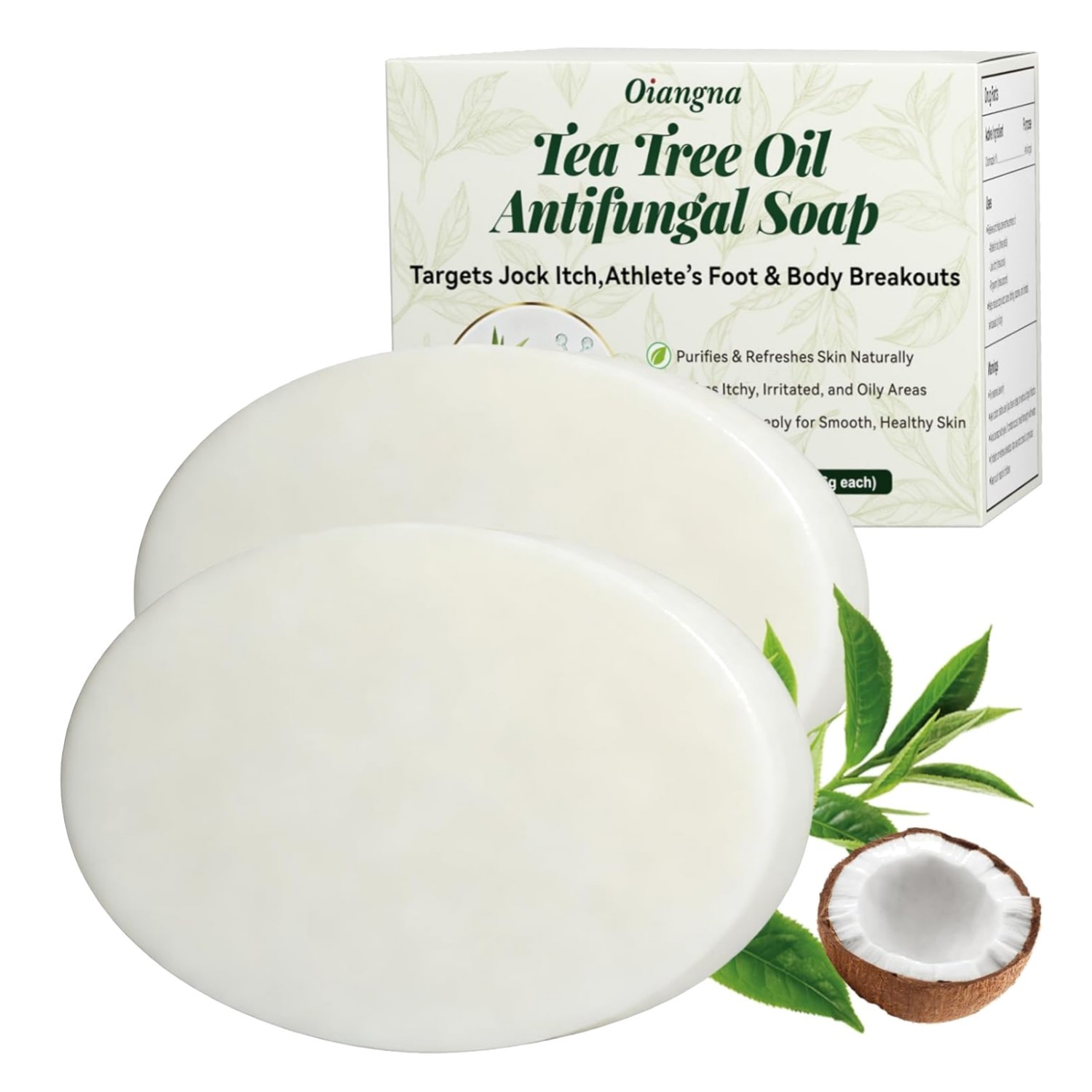 Tea Tree Antifungal Soap Bar – Skin Relief for Acne, Athlete’s Foot & More