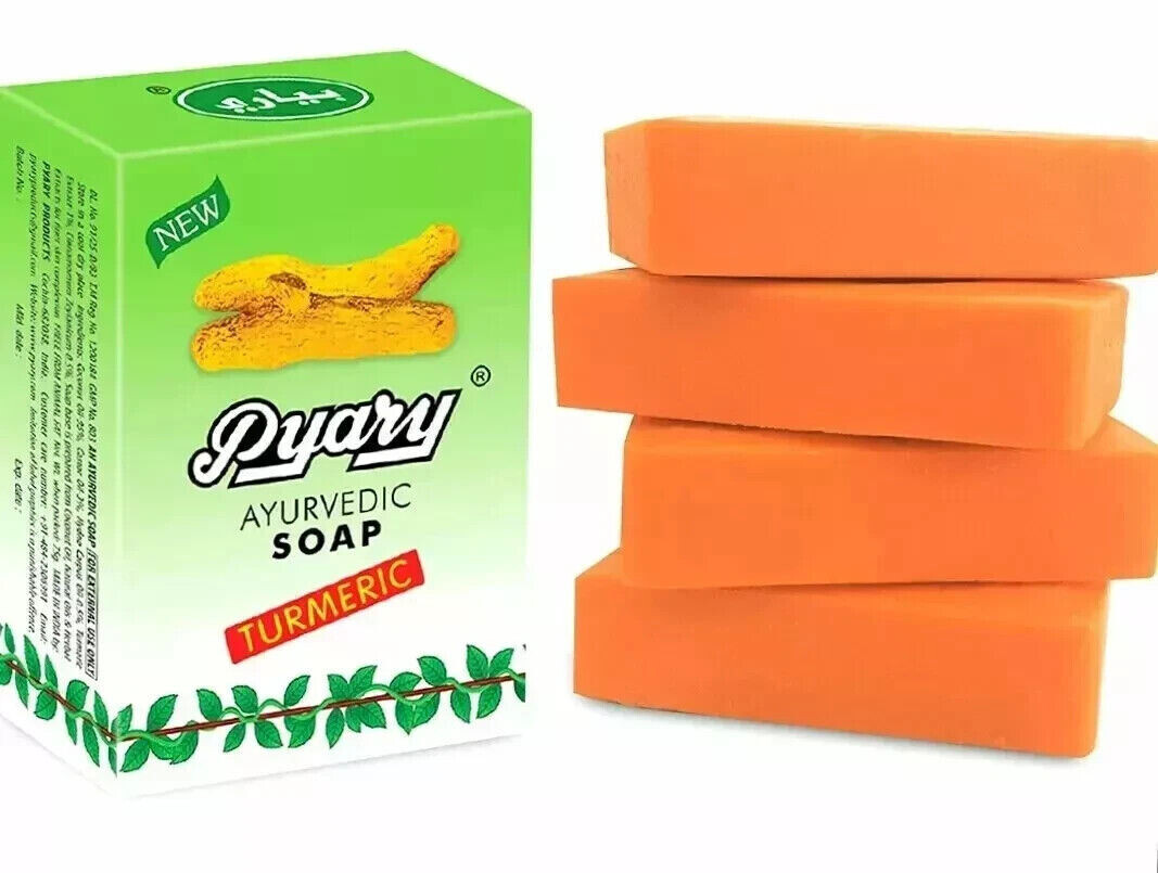 3 PACK Arab Pyary Soap Bathing Beauty Soap Original Turmeric Soap Pyary India