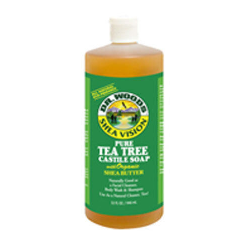 Tea Tree Soap With Shea Butter, 32 Oz By Dr.Woods Products