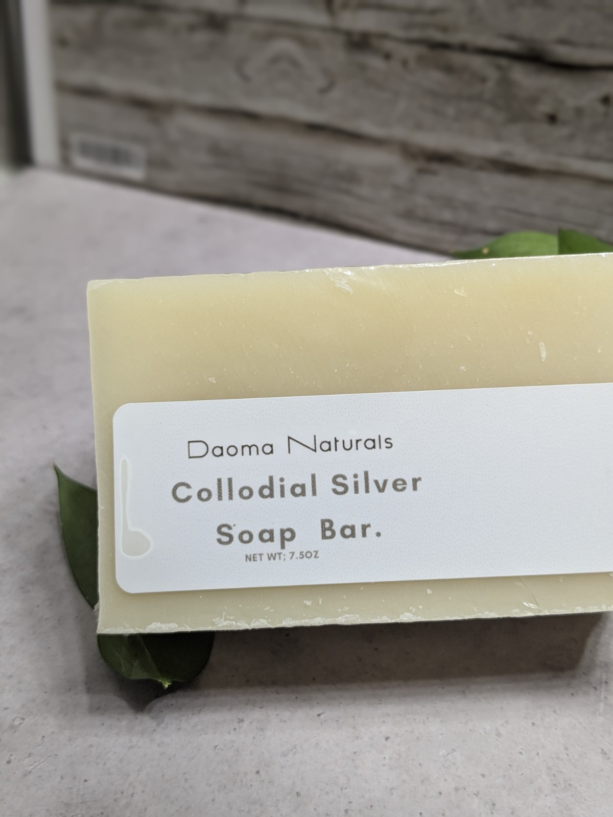 Daoma Naturals Colloidal Silver Beige Rectangular Bar Soap 7.5 oz Unisex Body