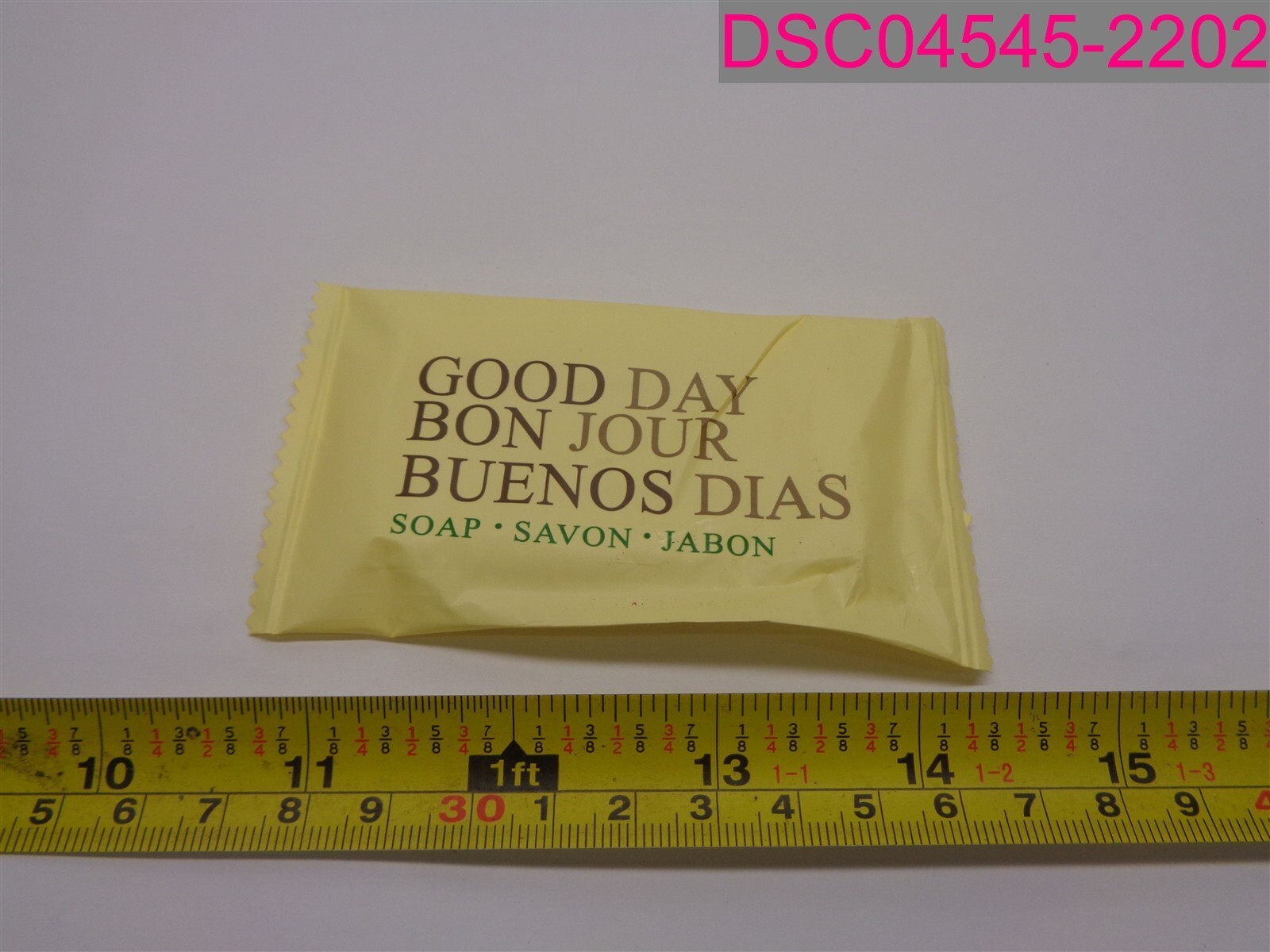 QTY=500; Good Day Amenity Bar Soap 1.5oz 390150 Pleasant Scent Individually Wrap