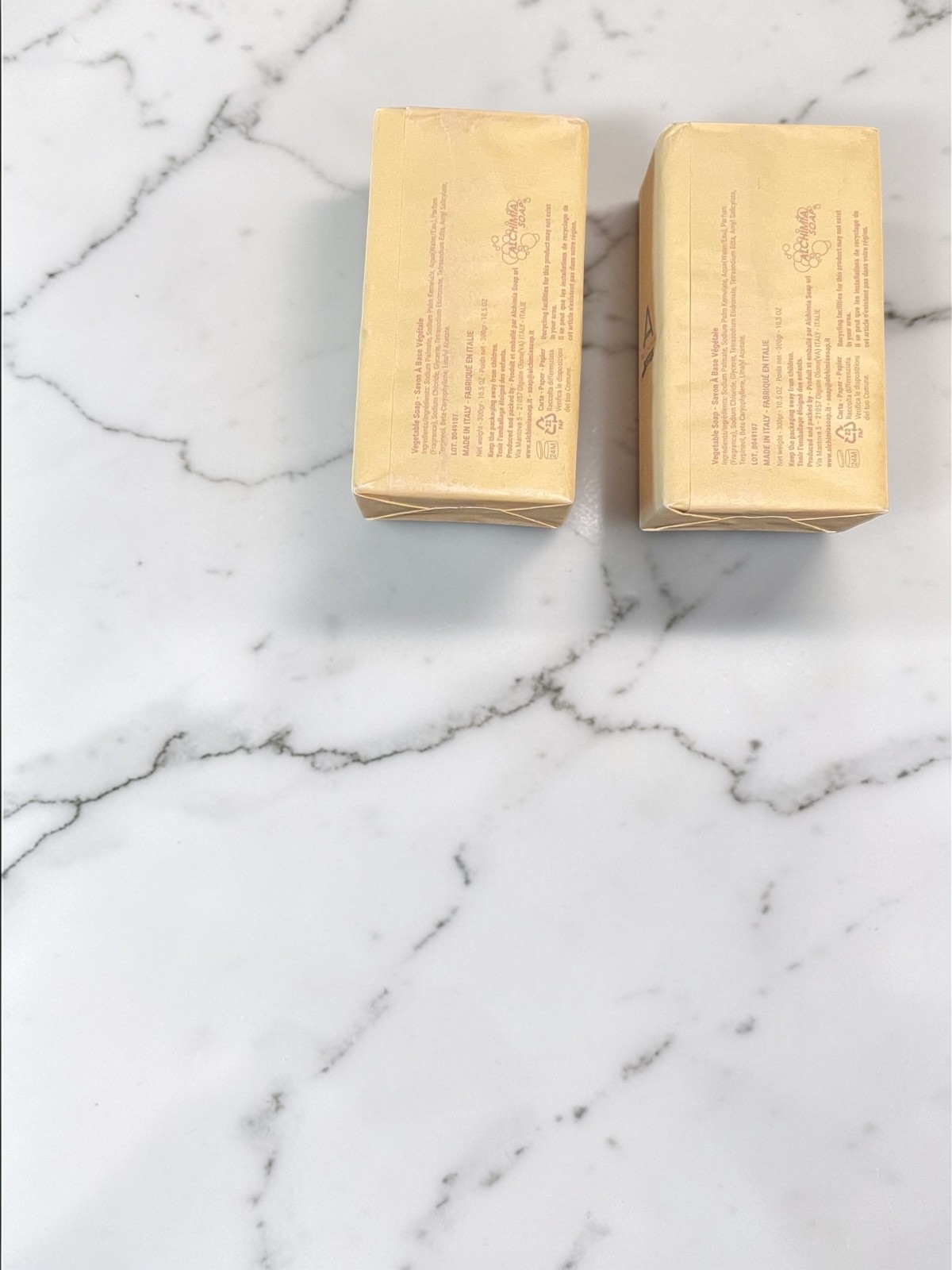Alchemia Citrus Bar Soap 2 Pack 10.5 oz Each | Fresh Orange Lemon Scent Large Ba