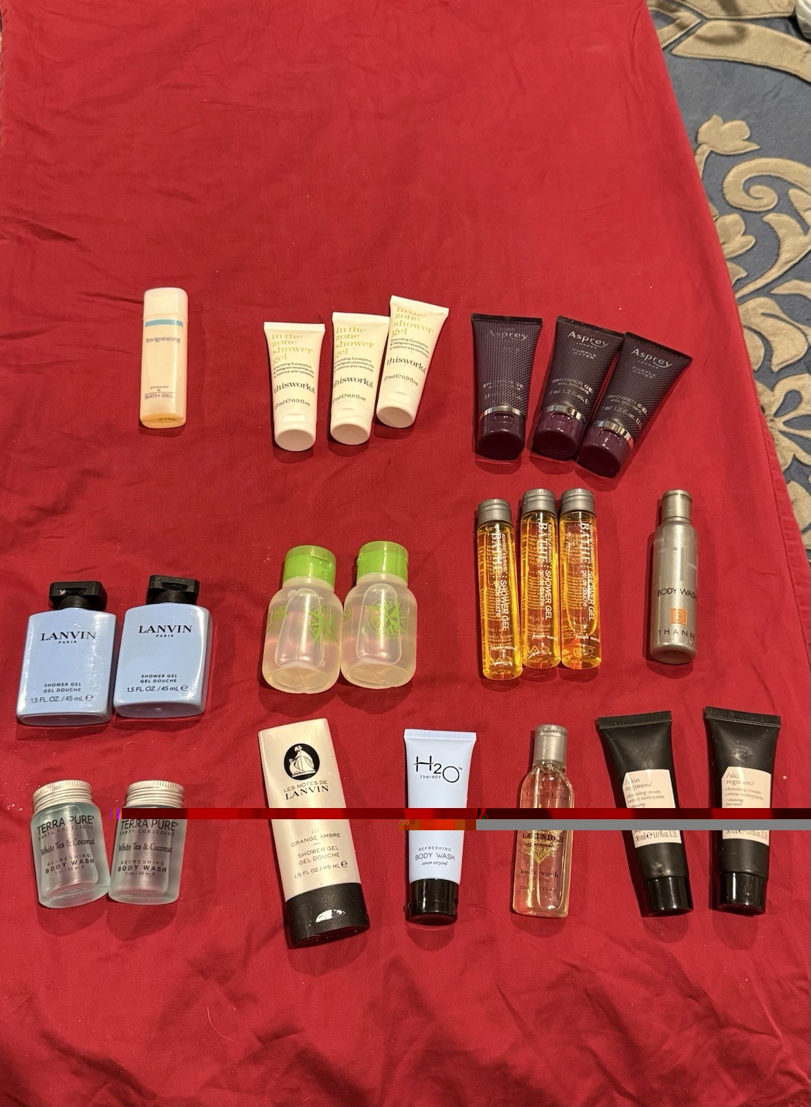 Travel size Soap & Shower Gel lot – Qty 118