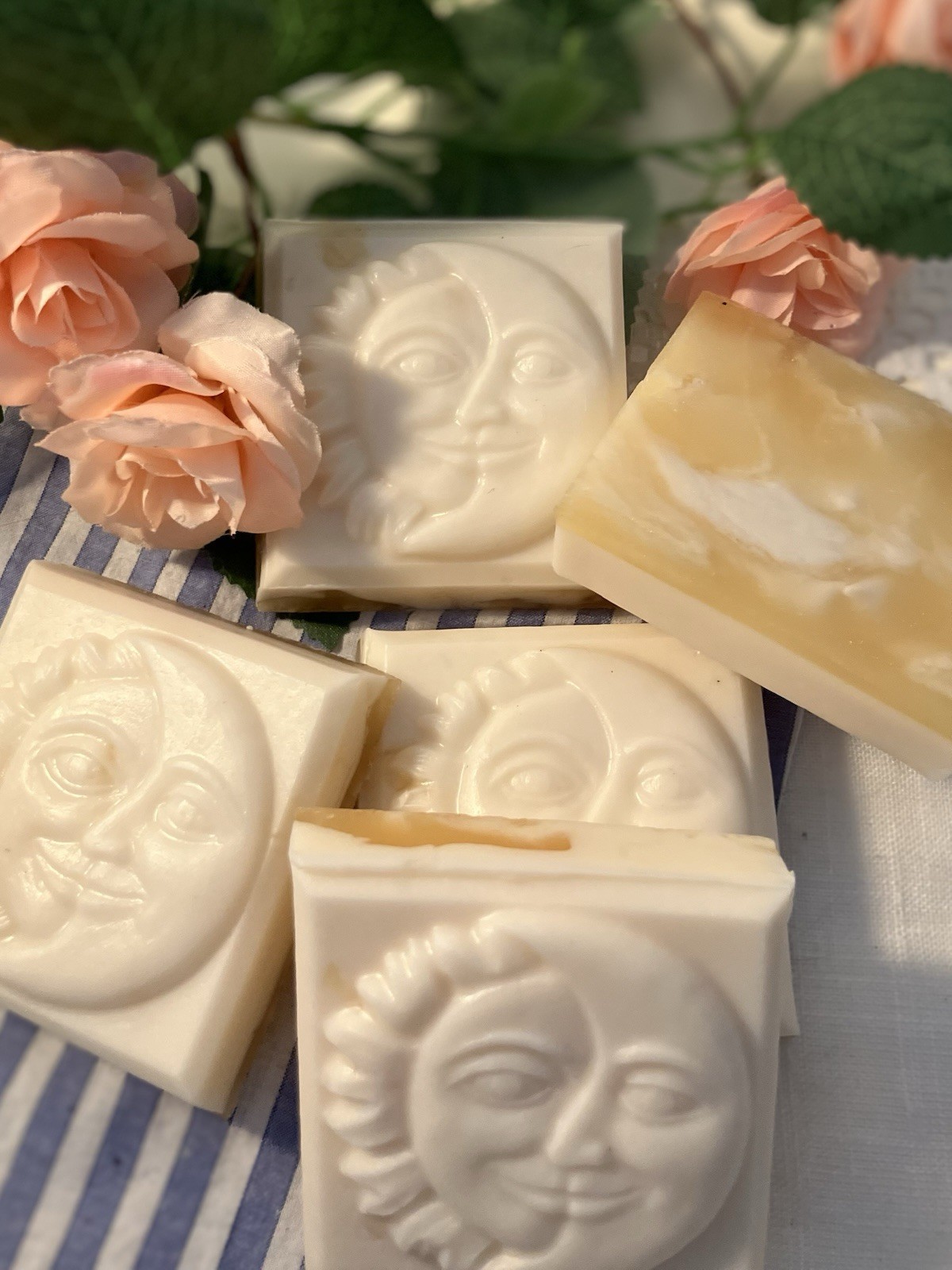 Handmade Glycerin/Goatmilk & HoneySoap~Organic Natural Oils~CHAMOMILE NEROLI-3oz