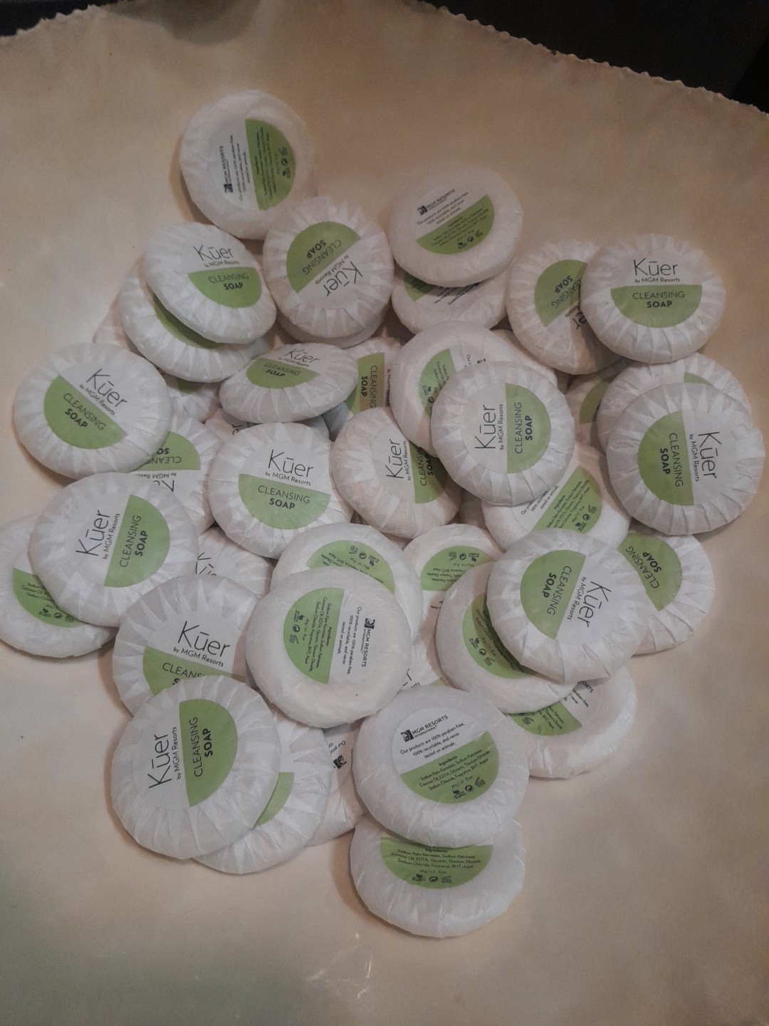 Kuer (SET OF 8) Cleansing Soap Bars Travel Size 1 oz Each – Paraben-Free
