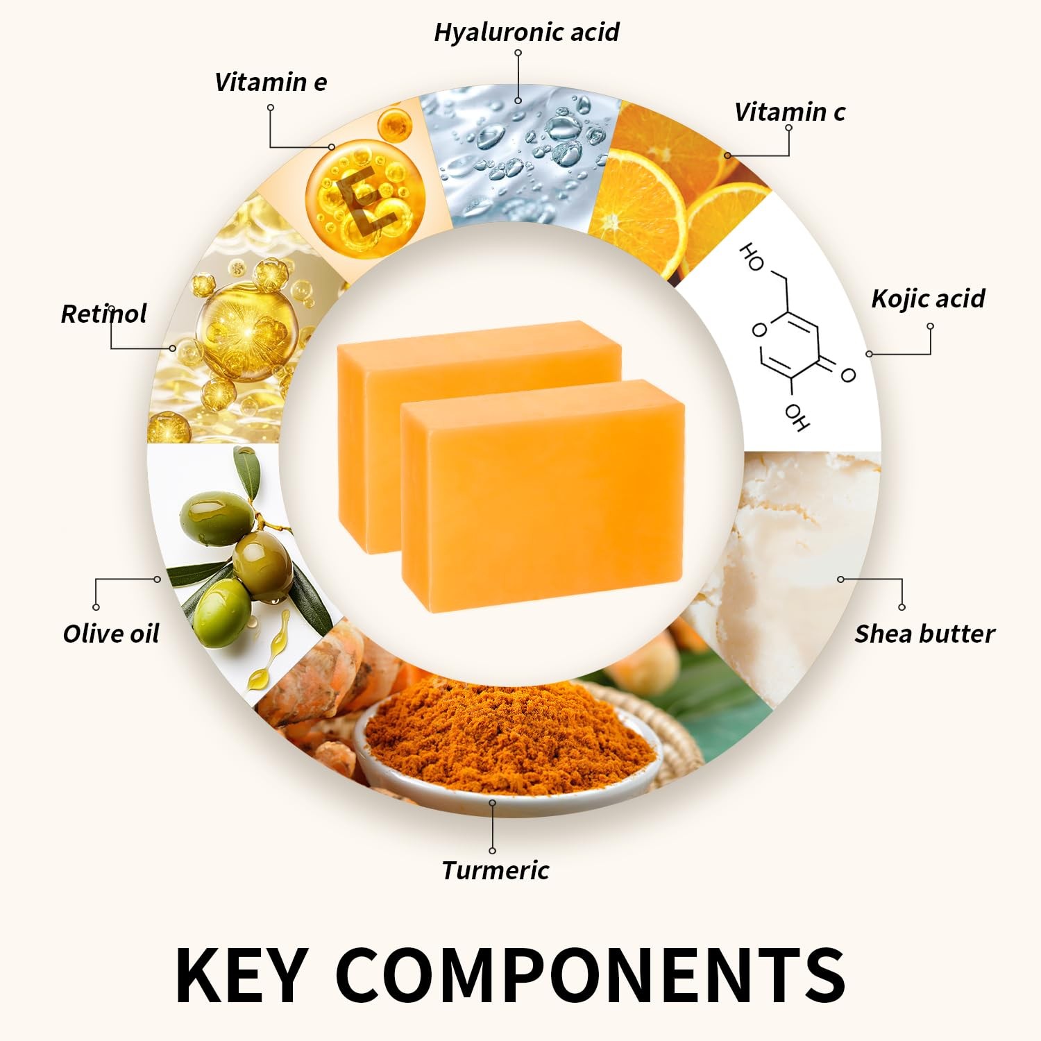 ceedoo Kojic Acid Soap for Dark Spot Remover Bars with 3.5 Ounce (Pack of 2)