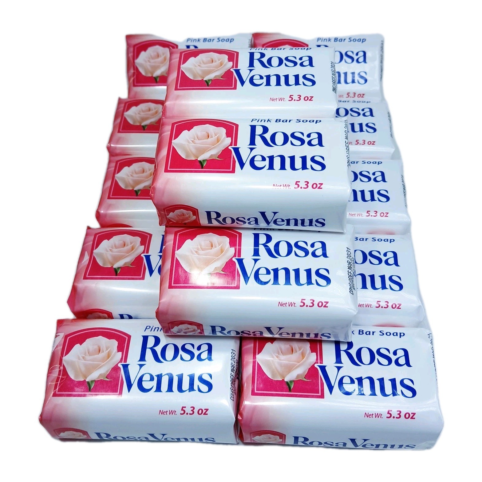 15 Pink Bar Soap Rosa Venus, 5.3 oz (15 Total Bars) Free & Fast Shipping See Pic