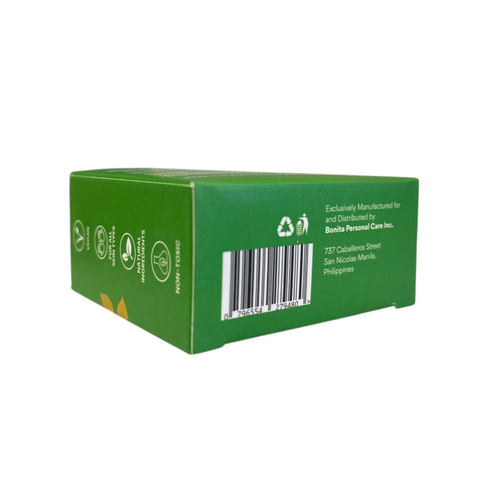 2 Bars BONITA Tawas Calamansi Persimmon Soap Bar for Face & Body 80g