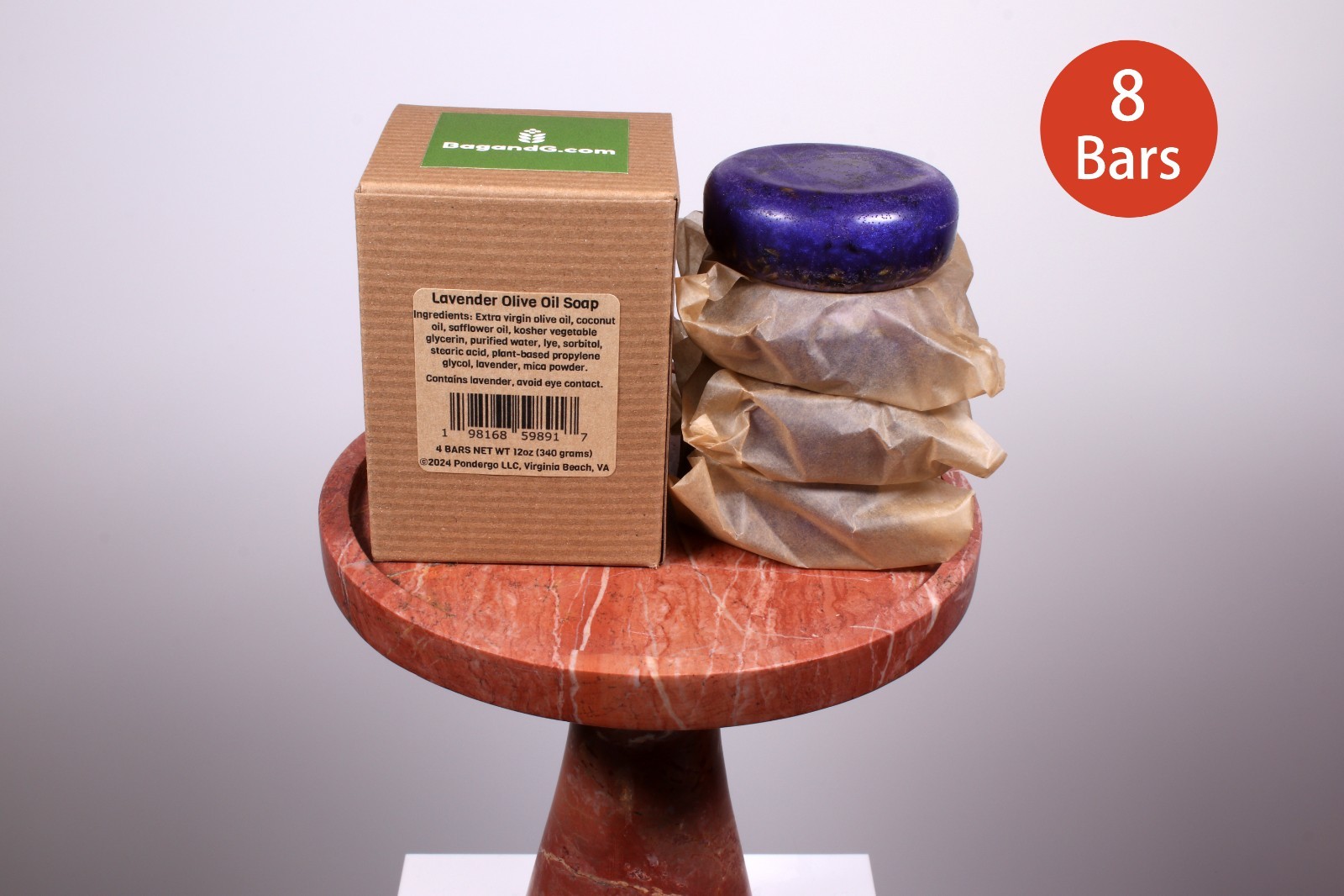 Eco Friendly Lavender Olive Oil Soap