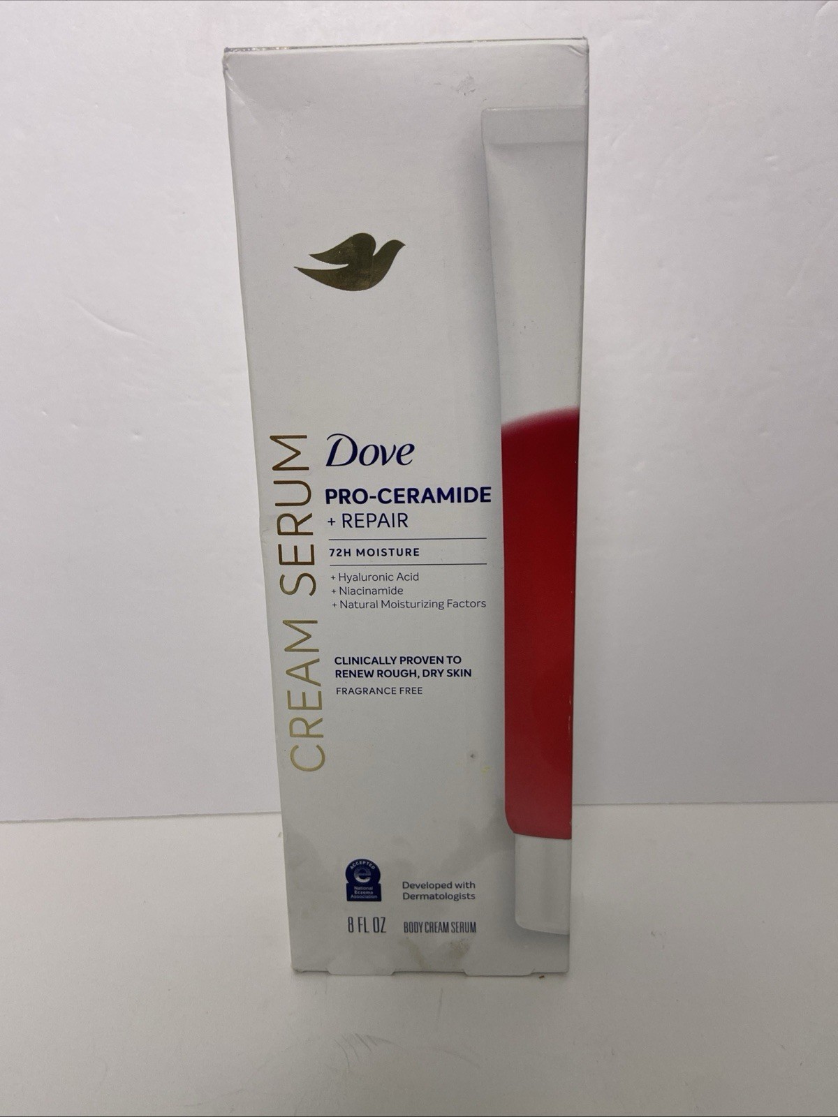 Dove Body Cream Serum Pro-Ceramide + Repair 8 oz Hyaluronic Acid Niacinamide