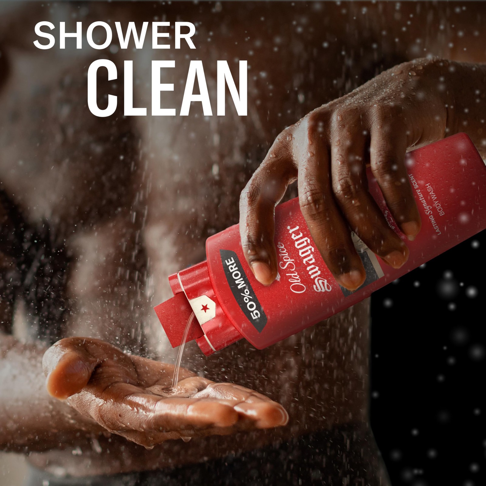Old Spice Refreshing Body Wash for Men, 3X Defense, 24 Fl Oz (Pack of 4), Red