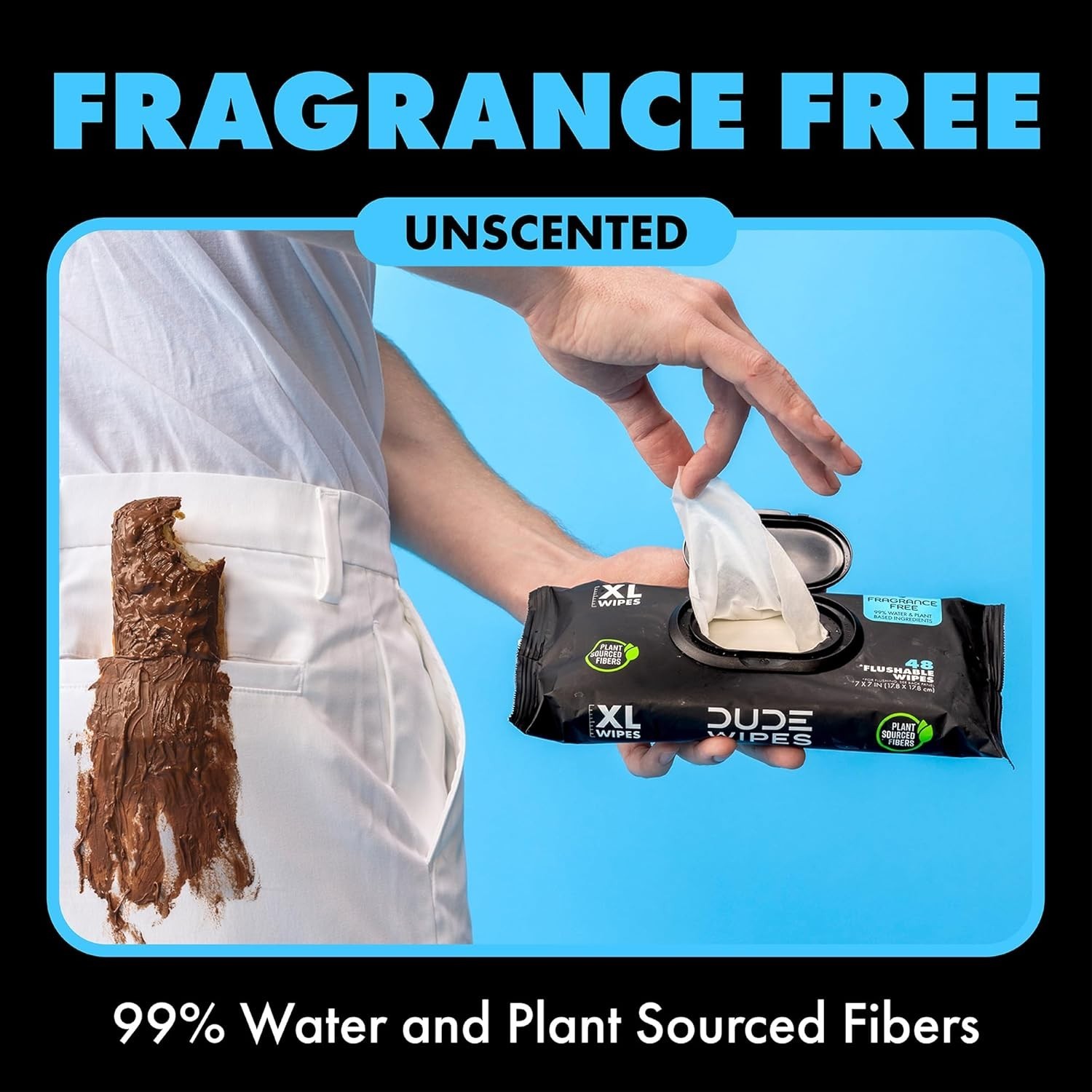 Unscented Adult Wet Wipes – Vitamin E & Aloe