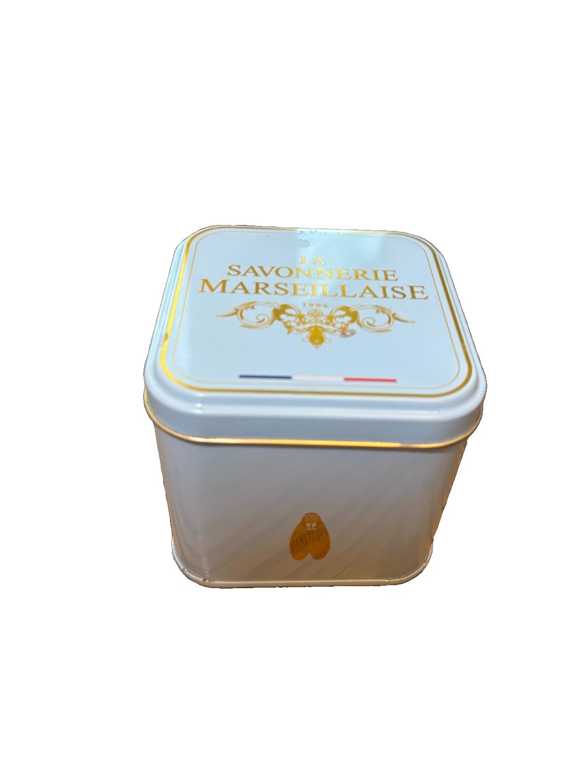 NWT French Soap! La Savonnerie Marseillaise Set Of 2 And 1 Mini Soap Bars & Tin