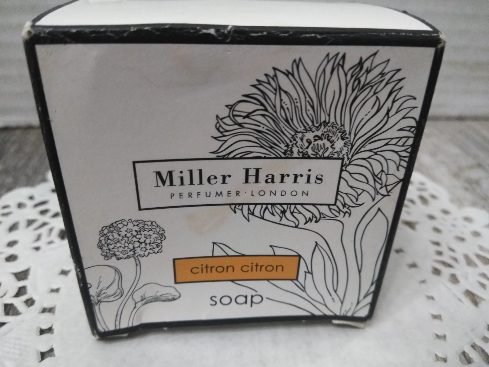 VTG. Miller Harris CITRON Soap Bar 80 gr., 3.0 oz. New