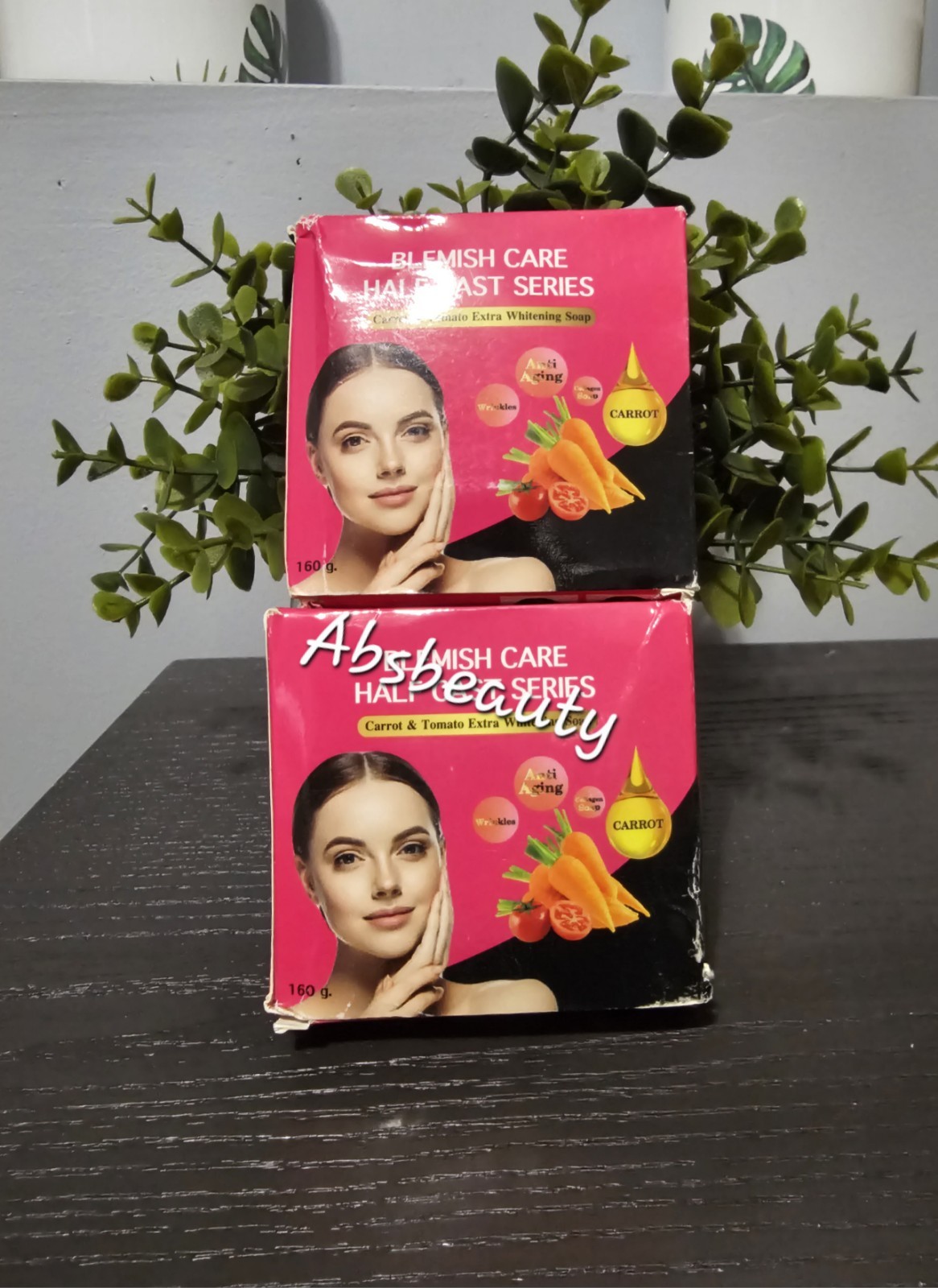 Blemish Care Half-C Series Carrot & Tomato Whitening Body Soap. 1pc