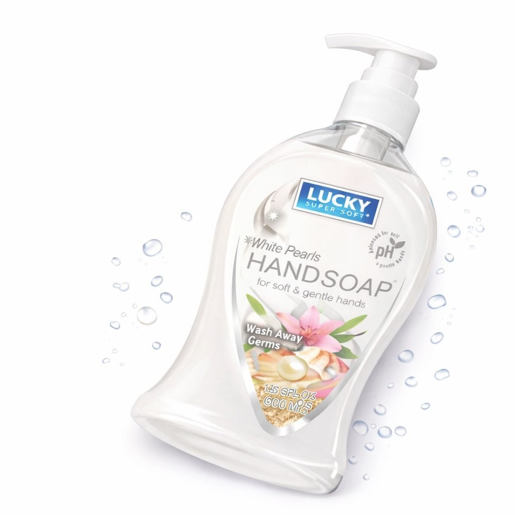 13.5 oz White Pearls Hand Soap – Gentle Moisturizing Antibacterial Wash