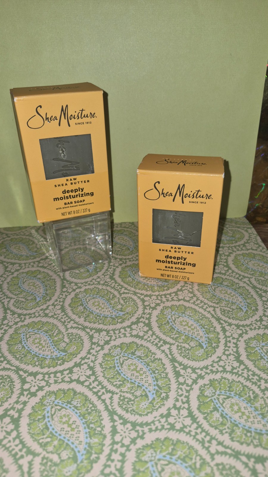 Shea Moisture Raw Shea Butter Bar Soap Deeply Moisturizing 8 Oz Frankincense USA