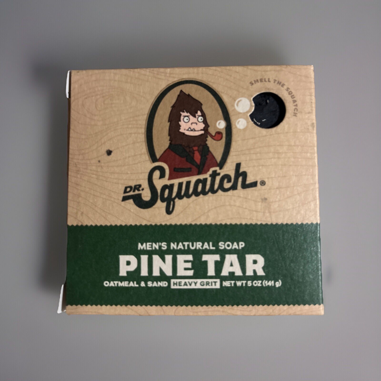 Dr. Squatch Pine Tar and Frosty Peppermint Soap for Men – 5oz