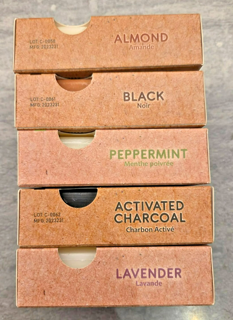 Natural Sense Pure Plant Based Cruelty Free Castile Soap – VARIETY PACK of 5