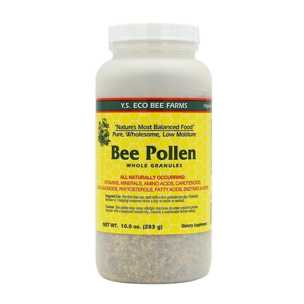Bee Pollen – Low Moisture Whole Granulars – 10 oz 10 Ounce (Pack of 1)