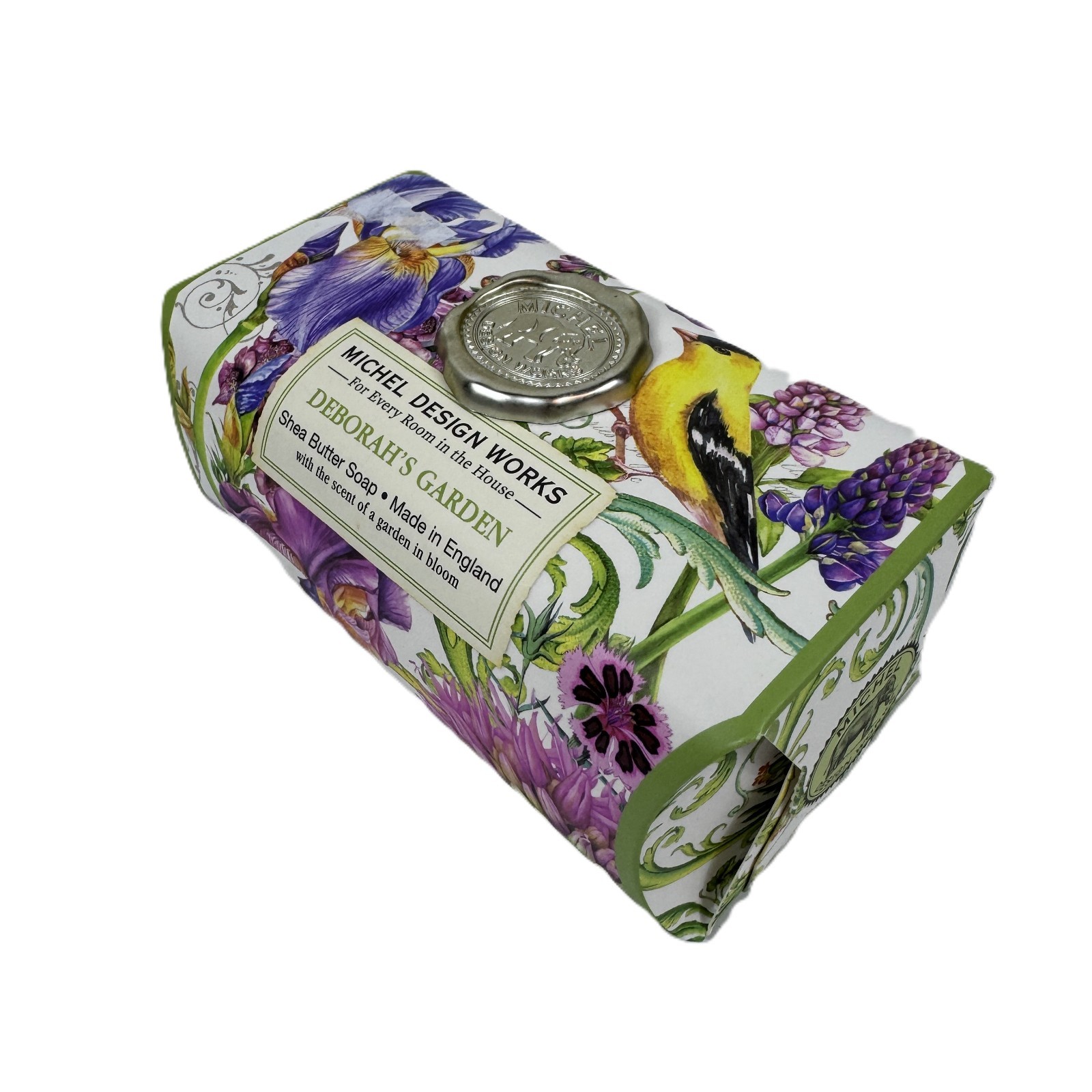 Michel Design Works Deborahs Garden 8.7 oz Artisanal Bar Bath Soap Floral Sealed