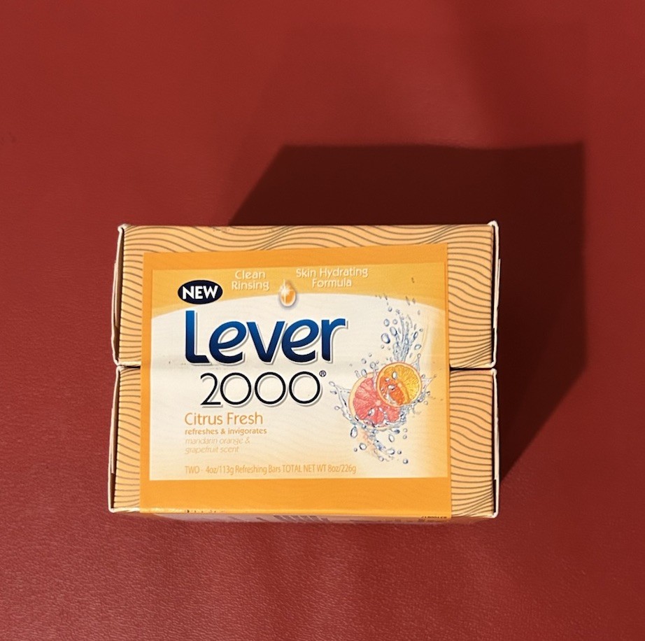 Lever 2000 Citrus Fresh Bar Soaps 4 oz Discontinued Retired PKG 2 Total Boxes