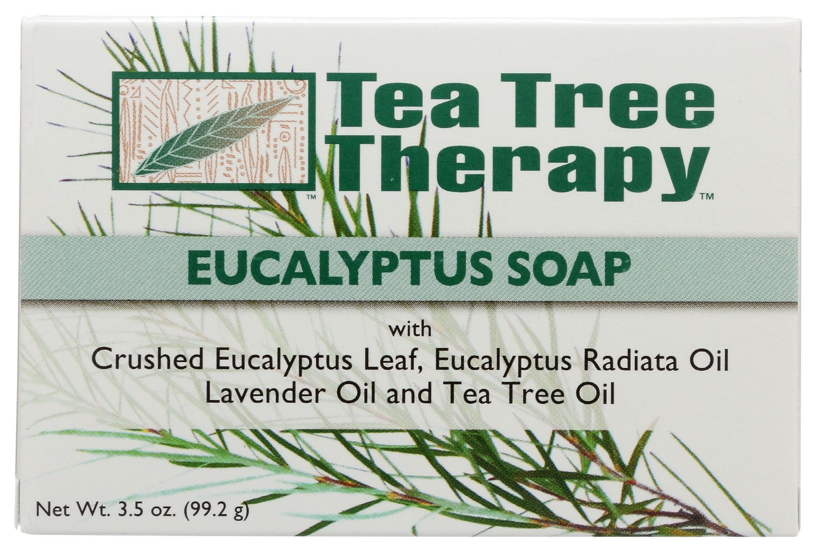 Tea Tree Therapy Eucalyptus Soap Vegetable 3.5 Ounce (Pack of 1), No Color