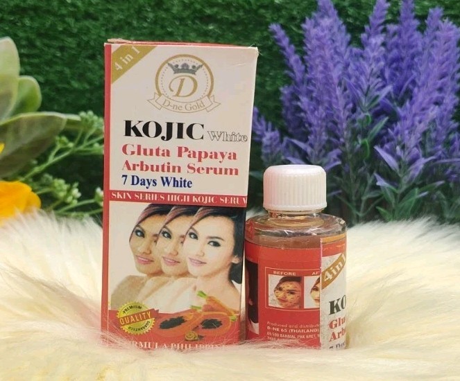 Kojic white Gluta Papaya Arbutin 7days White Serum 30 Free Shipping