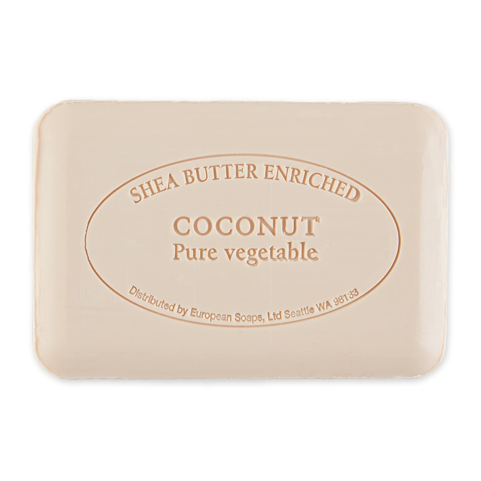 Pre de Provence Coconut French Artisan Soap 8.81 Ounce Luxurious Moisturizing…