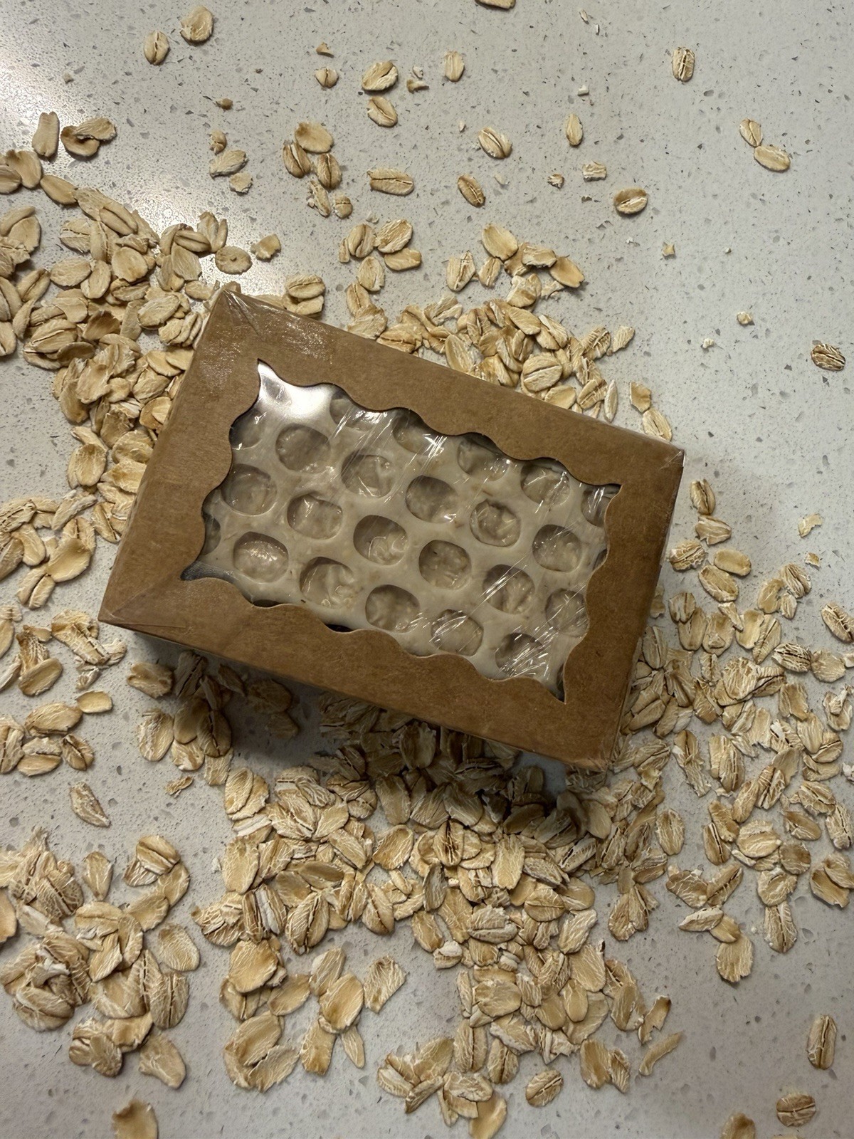 Goat Milk Soap Honey & Oat Bar 4.2 Oz Warm Vanilla Scent Moisturizing Handmade