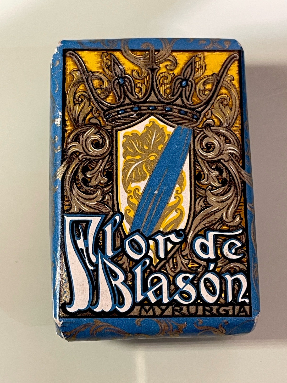 MYRURGIA Vintage RARE Small Travel 2 PERFUMED SOAPS Flor De Blason & Jabon Maja