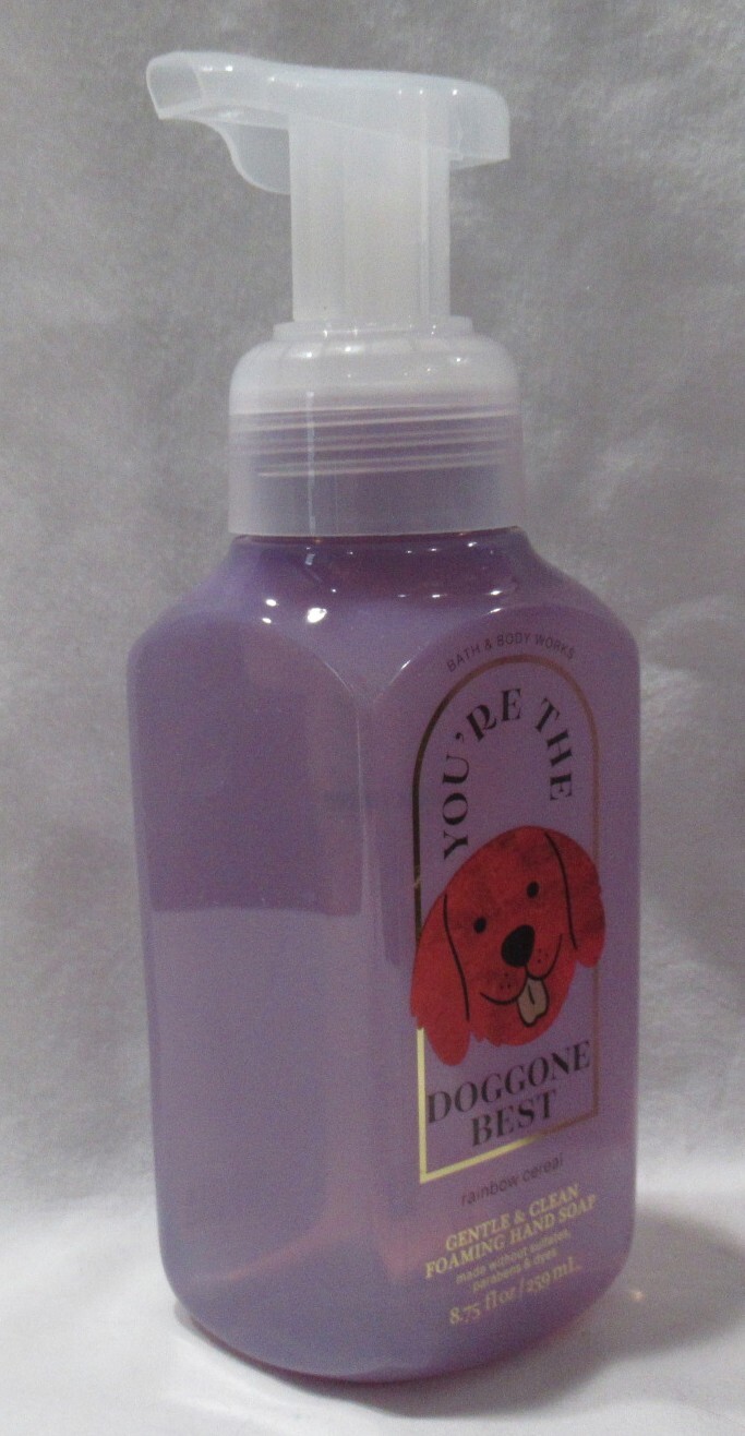 Bath & Body Works Foaming Hand Soap Set 2 YOU’RE THE DOGGONE BEST RAINBOW CEREAL