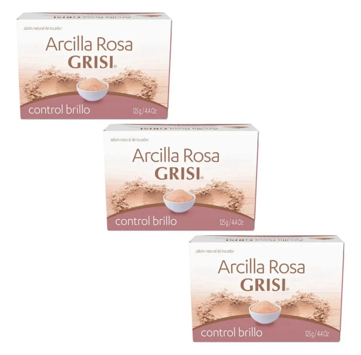 Grisi Arcilla Rosa Pink Clay Body Bar Soap 125g 2 pack🇲🇽