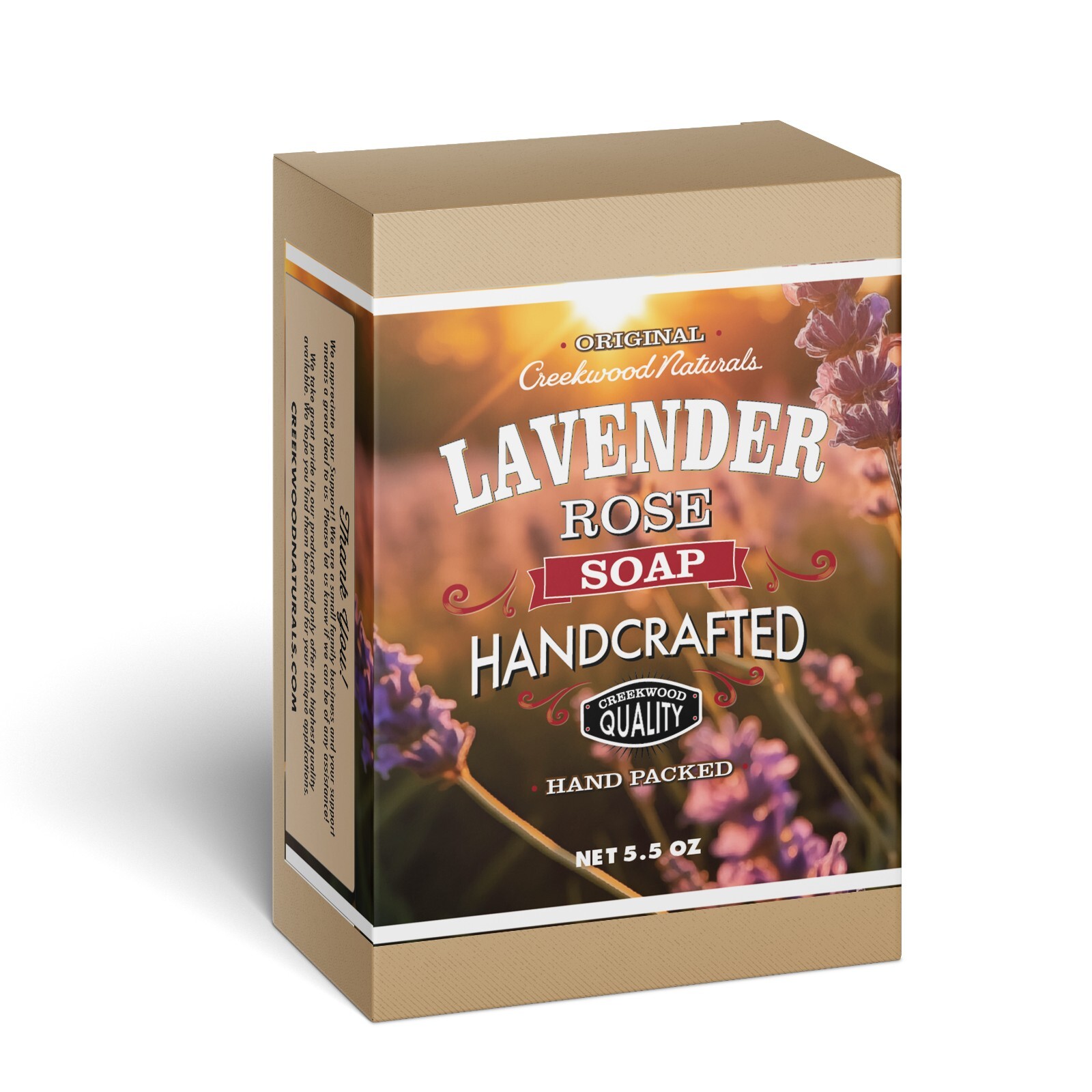 Handcrafted Lavender Rose Soap – American Made All Natural Soap with Lavender