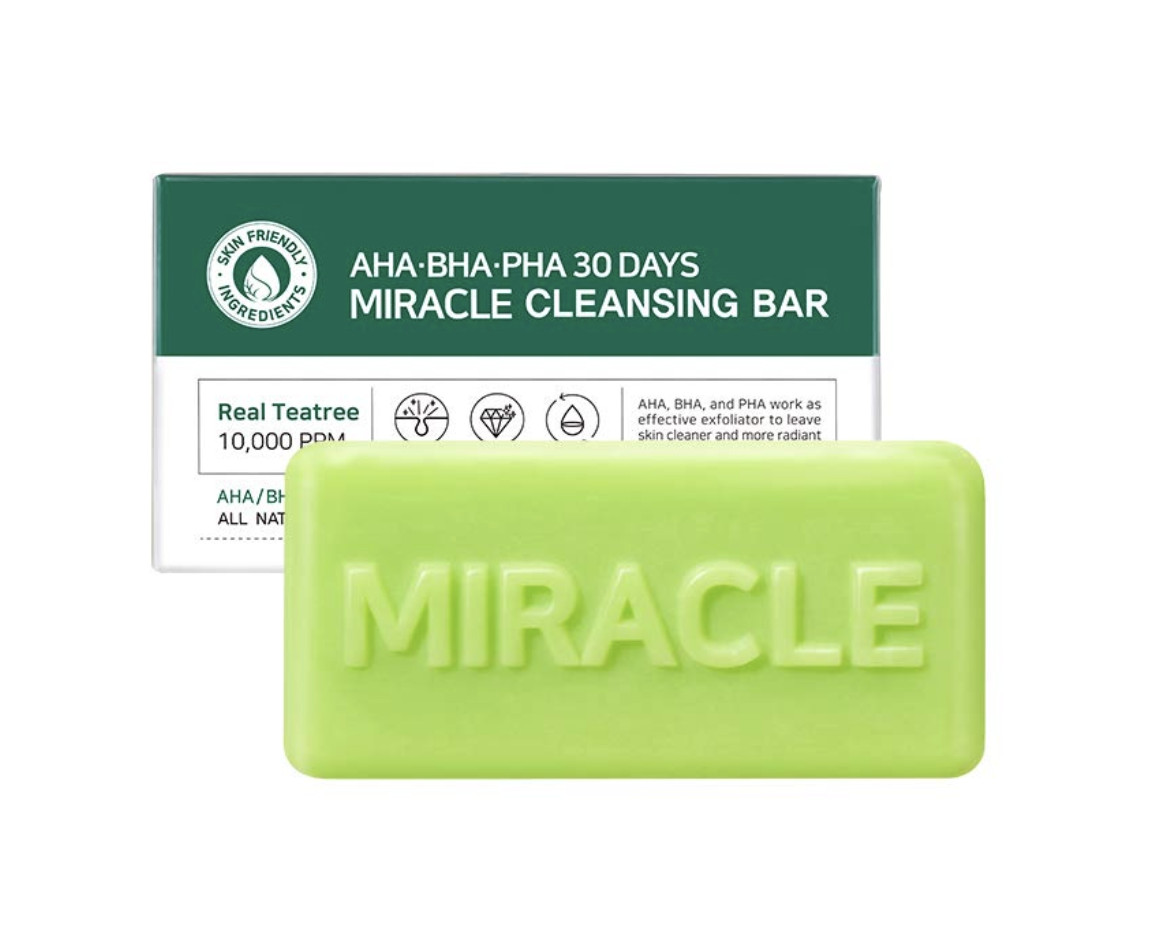 Some By Mi AHA BHA PHA 30 Days Miracle Cleansing Bar 106g + 1 Sample US Seller