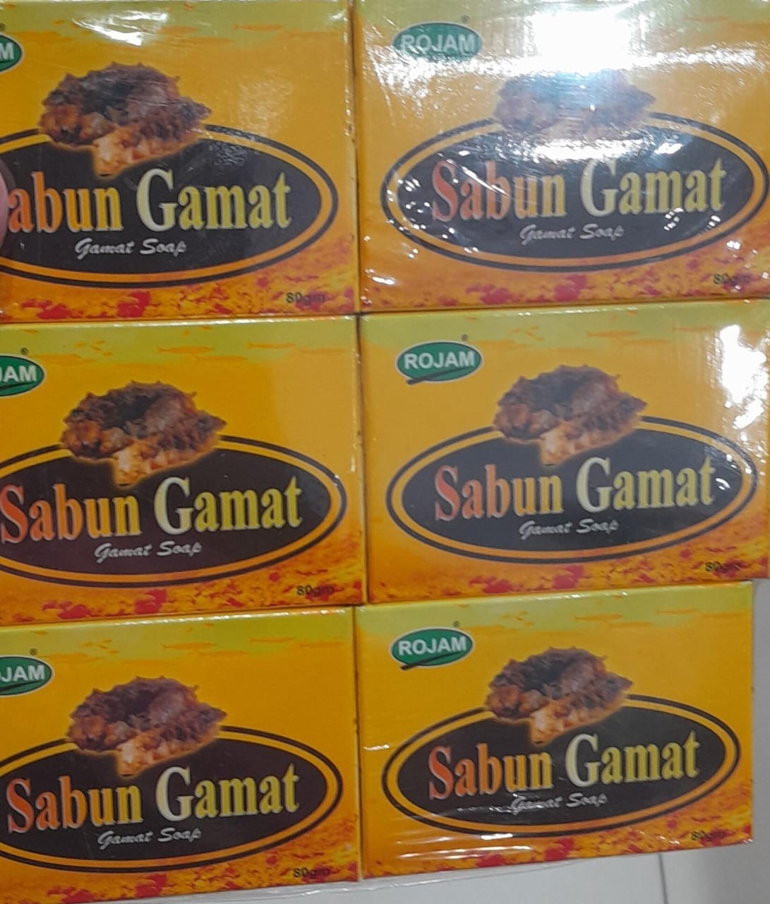 12s ROJAM Gamat (Sea Cucumber) Soap 80g Natural Body Cleansing Moisturizing Bar