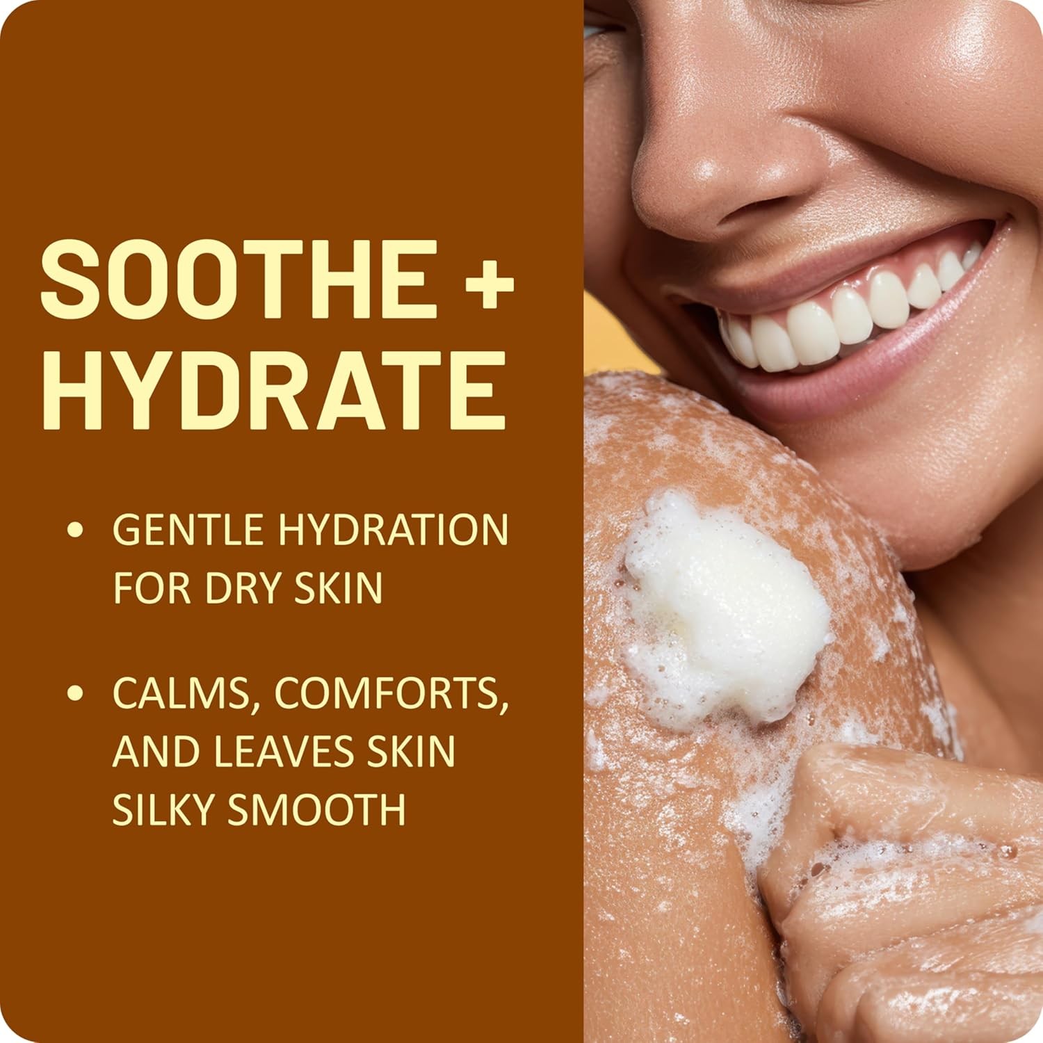 Oatmeal & Shea Butter Body Wash | Body Wash for Sensitive and Dry Skin | 22 Fl.
