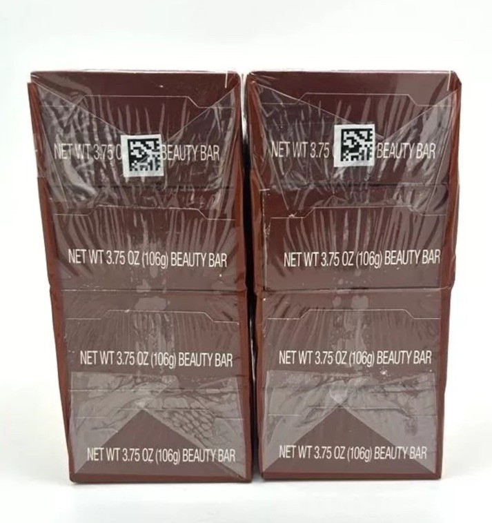 2 Pack-Caress Shea Butter & Brown Sugar Exfoliating Beauty Bar~ 8 Total Bars