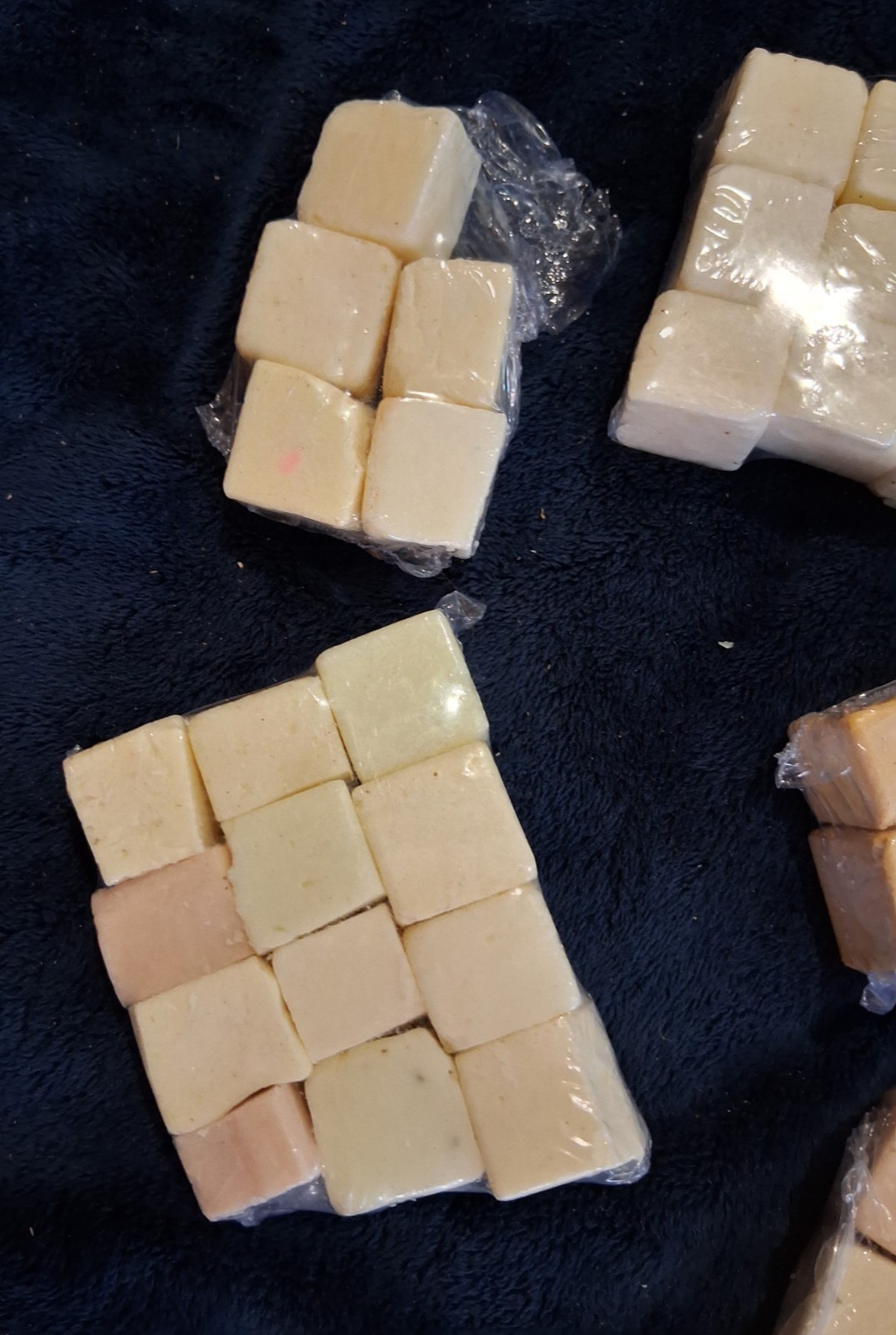 Handcrafted Lemon Lime Ice Cube Soap Lot 1 lb Artisan Goat Milk Mini Bars