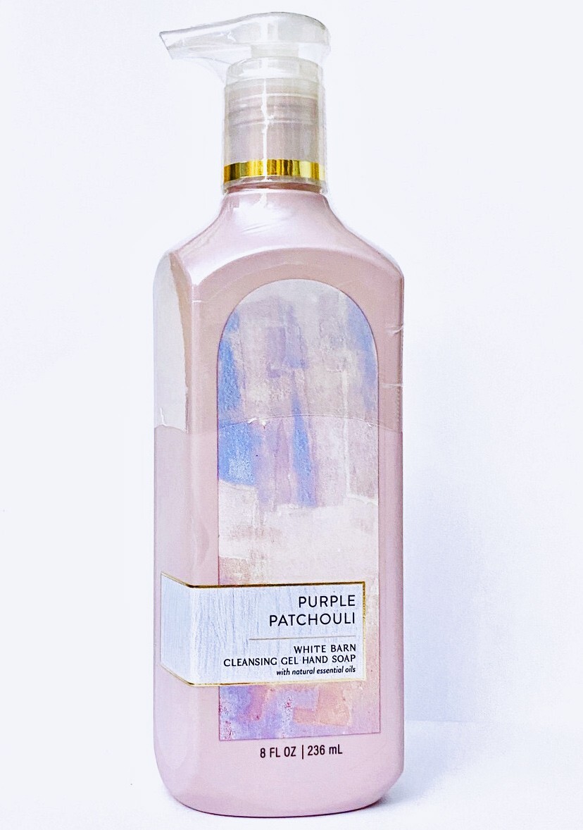 1 Bath & Body Works PURPLE PATCHOULI Cleansing Gel Hand Soap 8.0 oz
