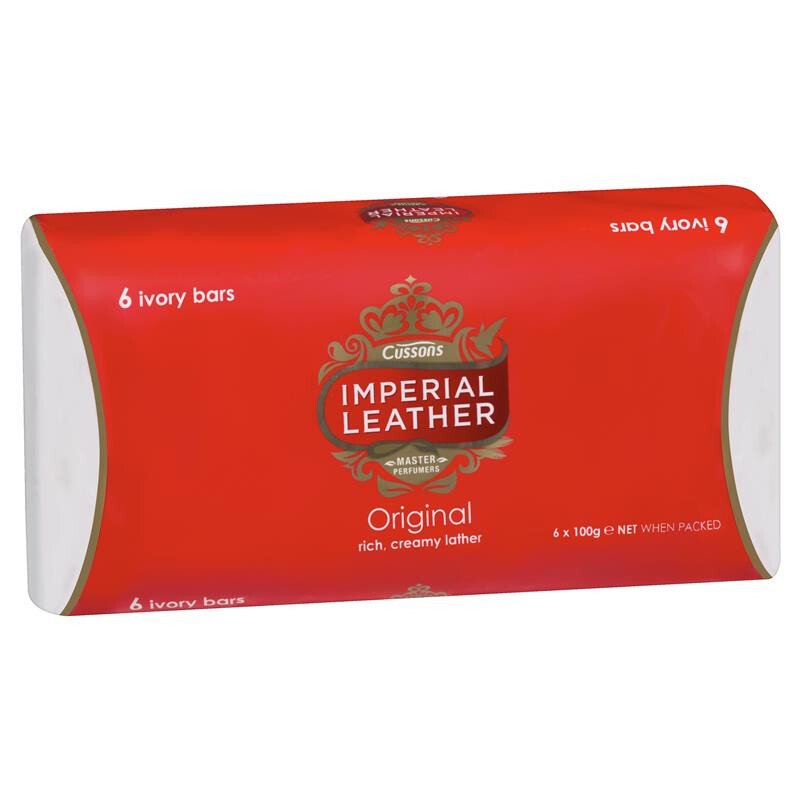 Cussons Imperial Leather BATH SOAP BAR – 100g – 6 PACK – NEW Authentic