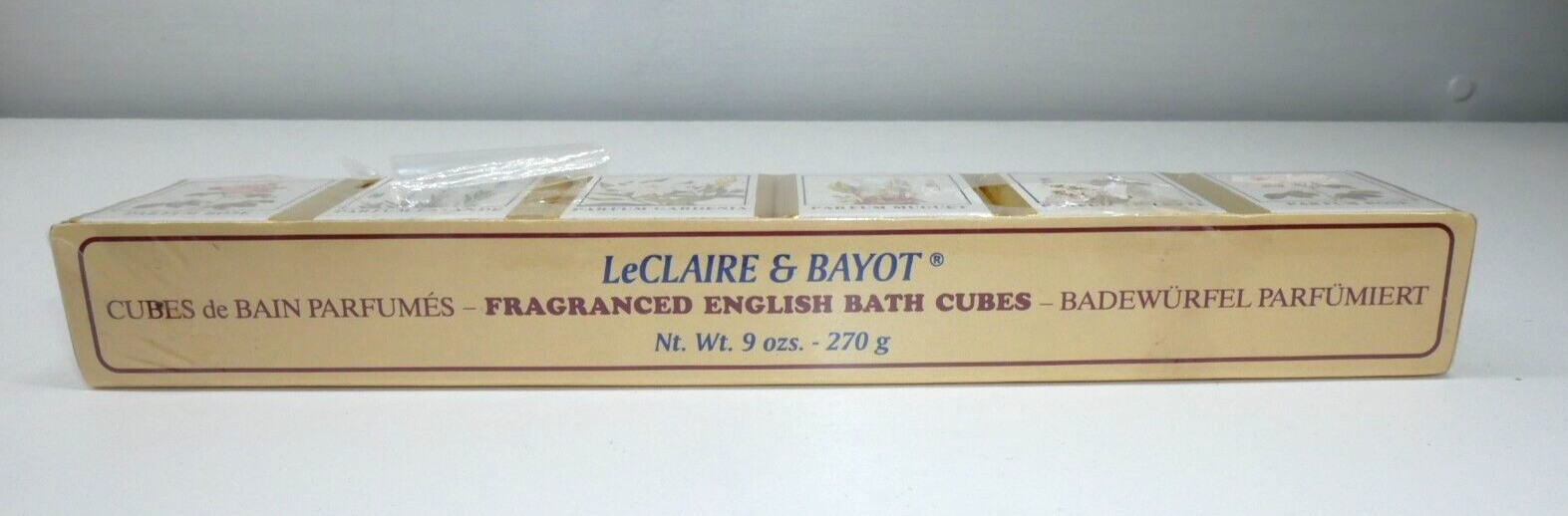 LeClaire & Bayot, Inc. English Country Garden Fragranced Perfume Bath Cubes