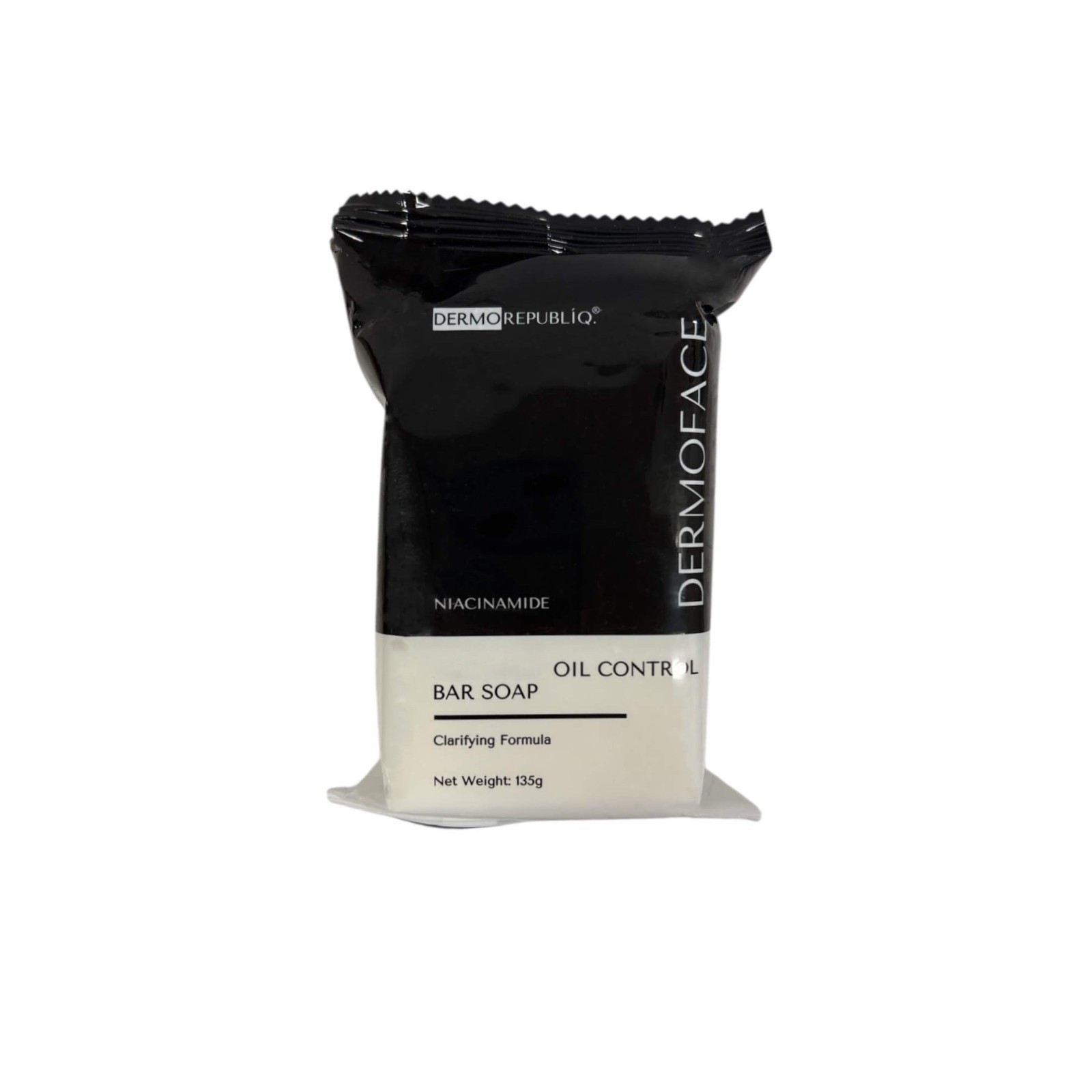 DERMOREPUBLIQ Niacinamide Face Bar Soap – Oil Control & Pore Refining Cleanser