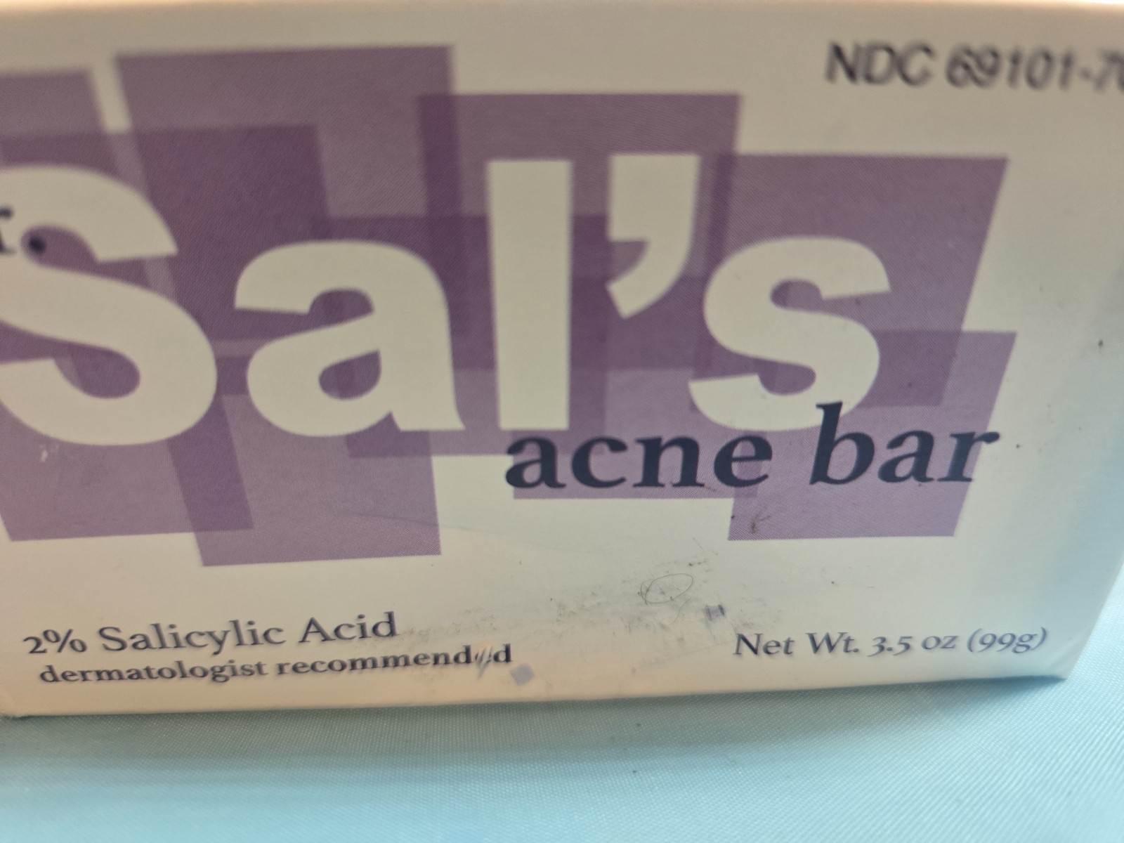 Acne Bar Dr. Sal’s Skin Care Soap Bar, Set Of 3 Burks Dermatologist New 3.5oz