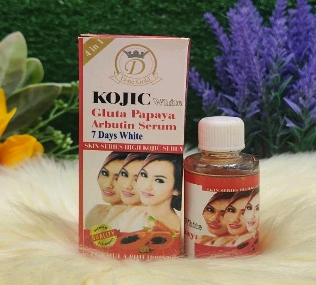 Kojic white Gluta Papaya Arbutin 7days White Serum 30 Free Shipping